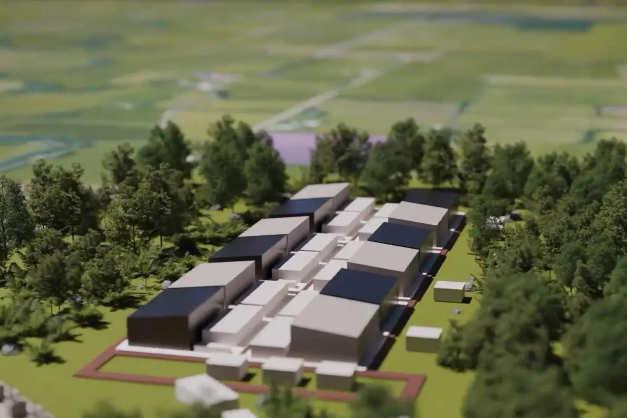 Artist\\'s impression of how the data centre in Makarewa is to look. Photo: Supplied