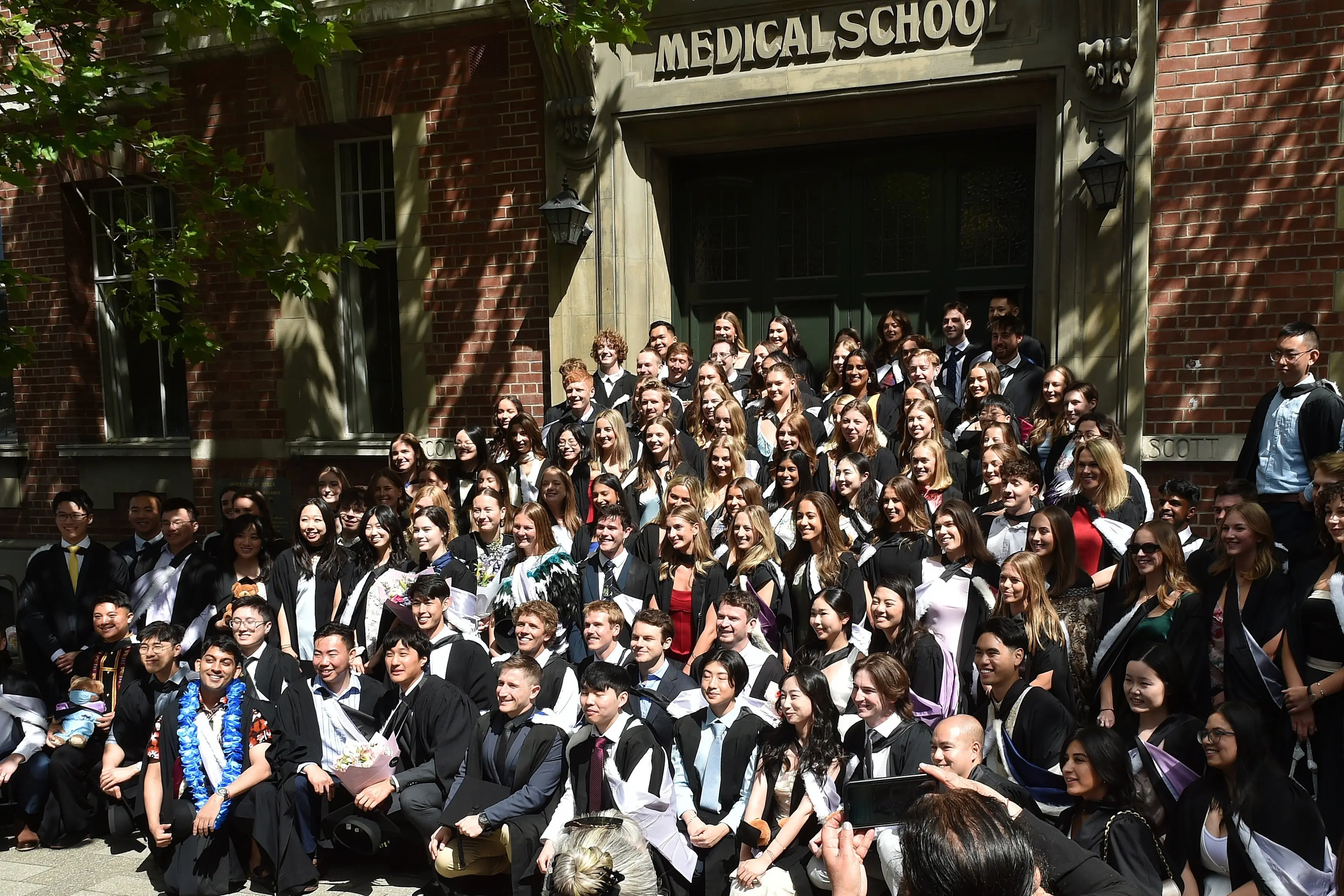 Otago Medical School graduates before their ceremony earlier this year. Photo: ODT files