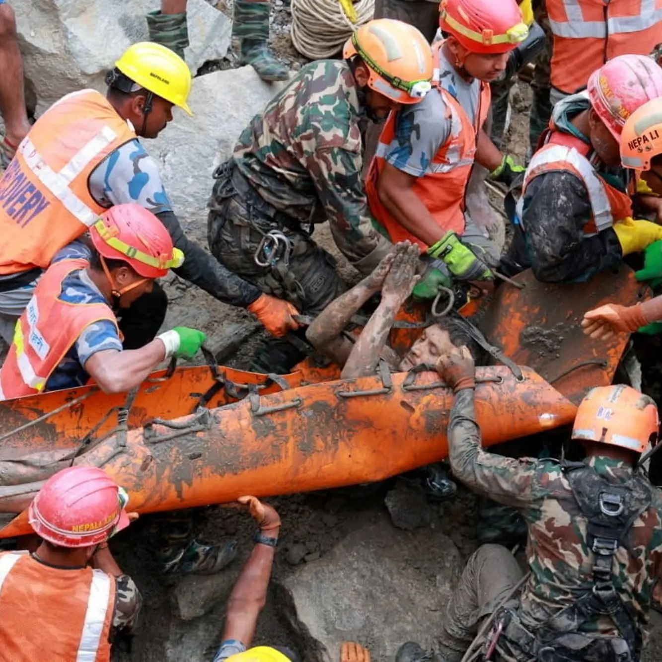 Nine days after disaster, two pulled alive from Nepal tunnel