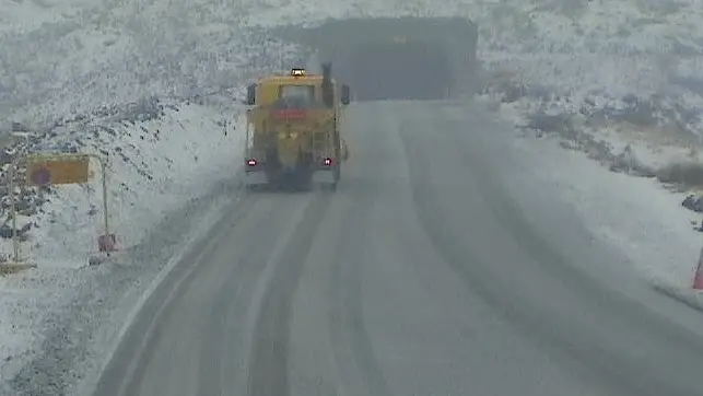 Snow closes Milford Road