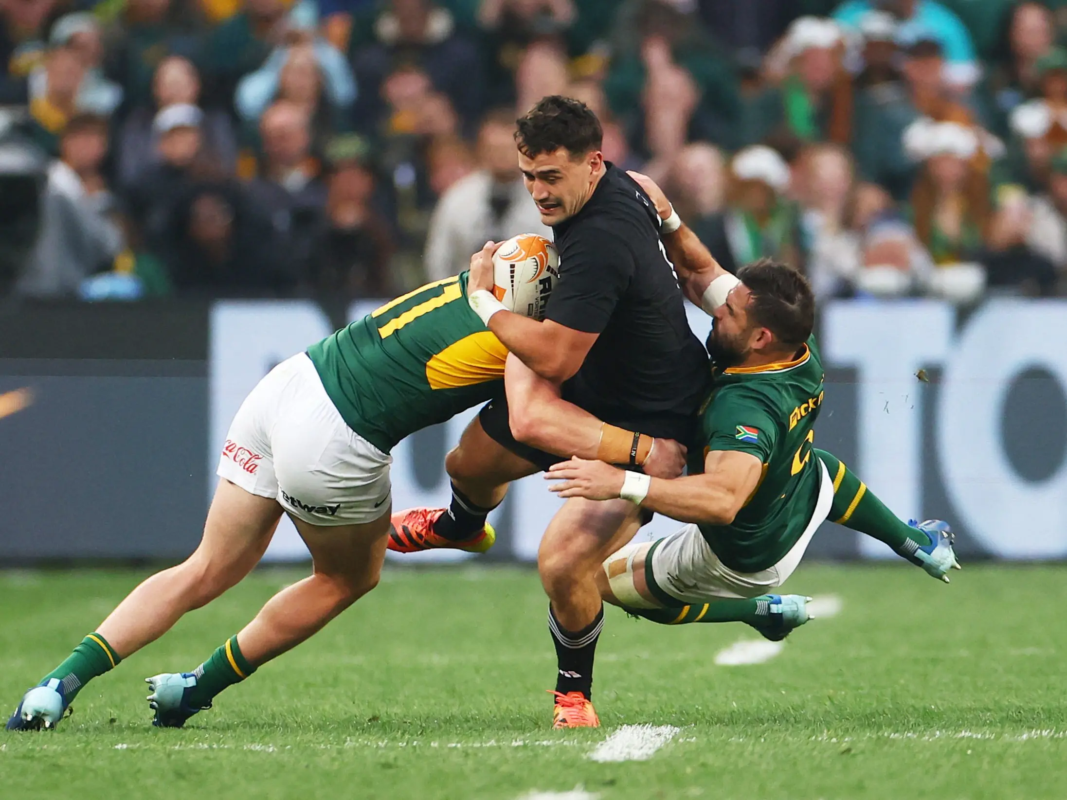 Springboks turn on power to beat All Blacks in third test