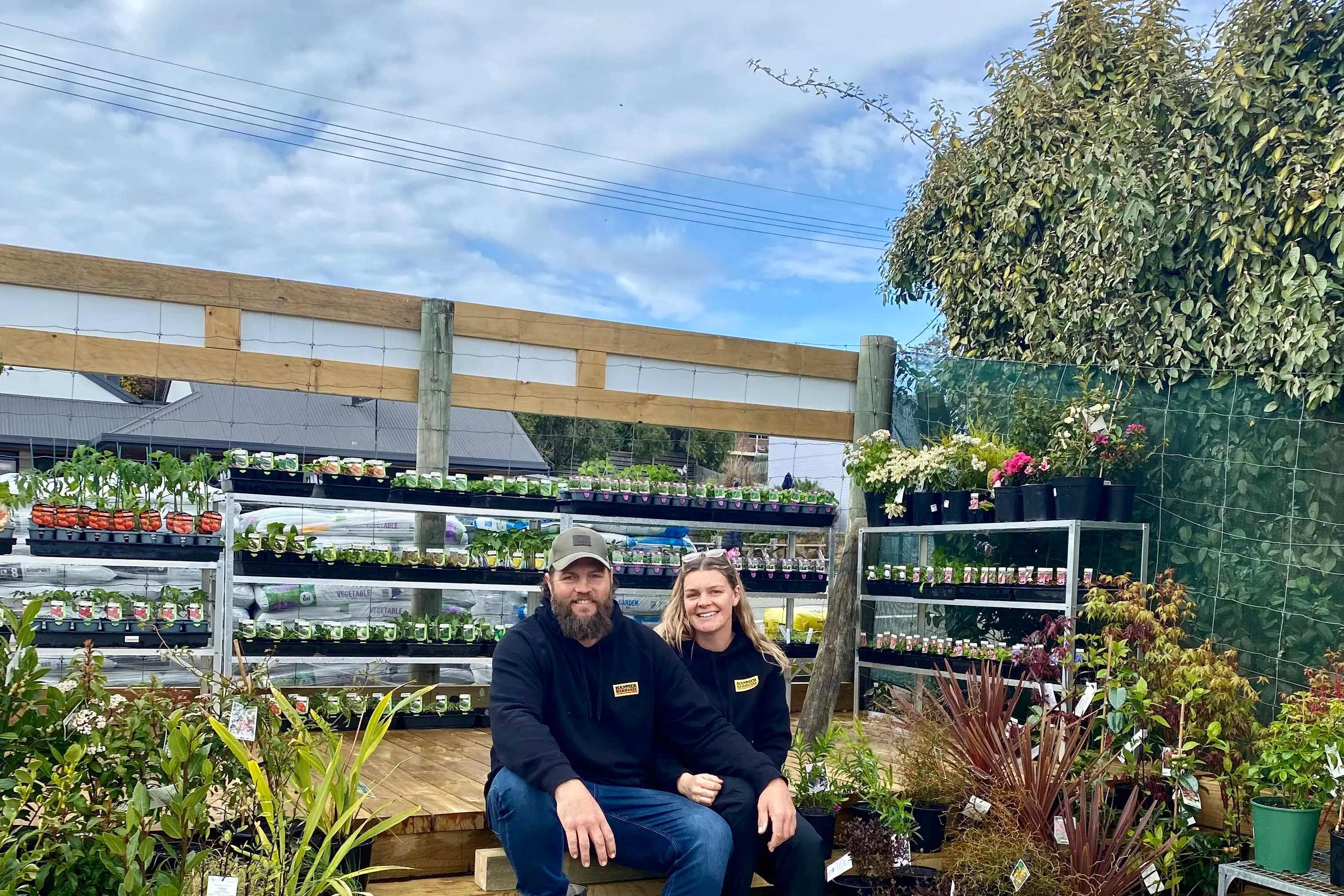 Hammer Hardware Waikouaiti store owners Josh Hohneck and Sam Dolan have added the Tapanui Hammer Hardware business to their operation. Photo: Supplied