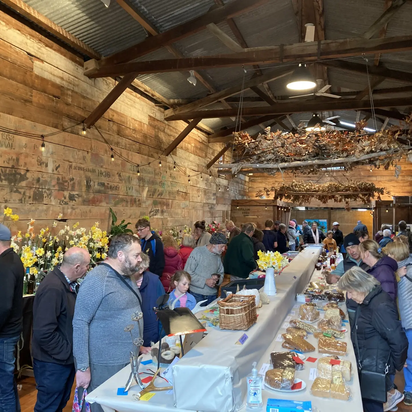 Celebration of spring at the annual Scargill Springs Show at the historic Tipapa Estate Woolshed