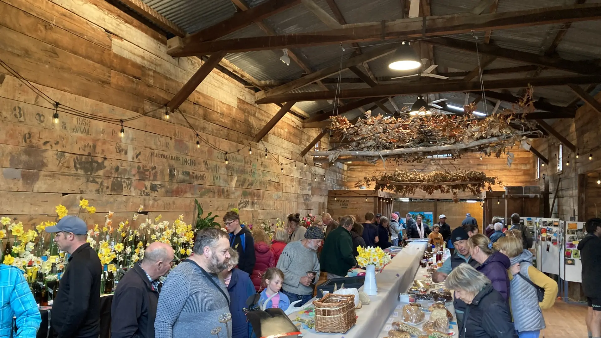 Celebration of spring at the annual Scargill Springs Show at the historic Tipapa Estate Woolshed