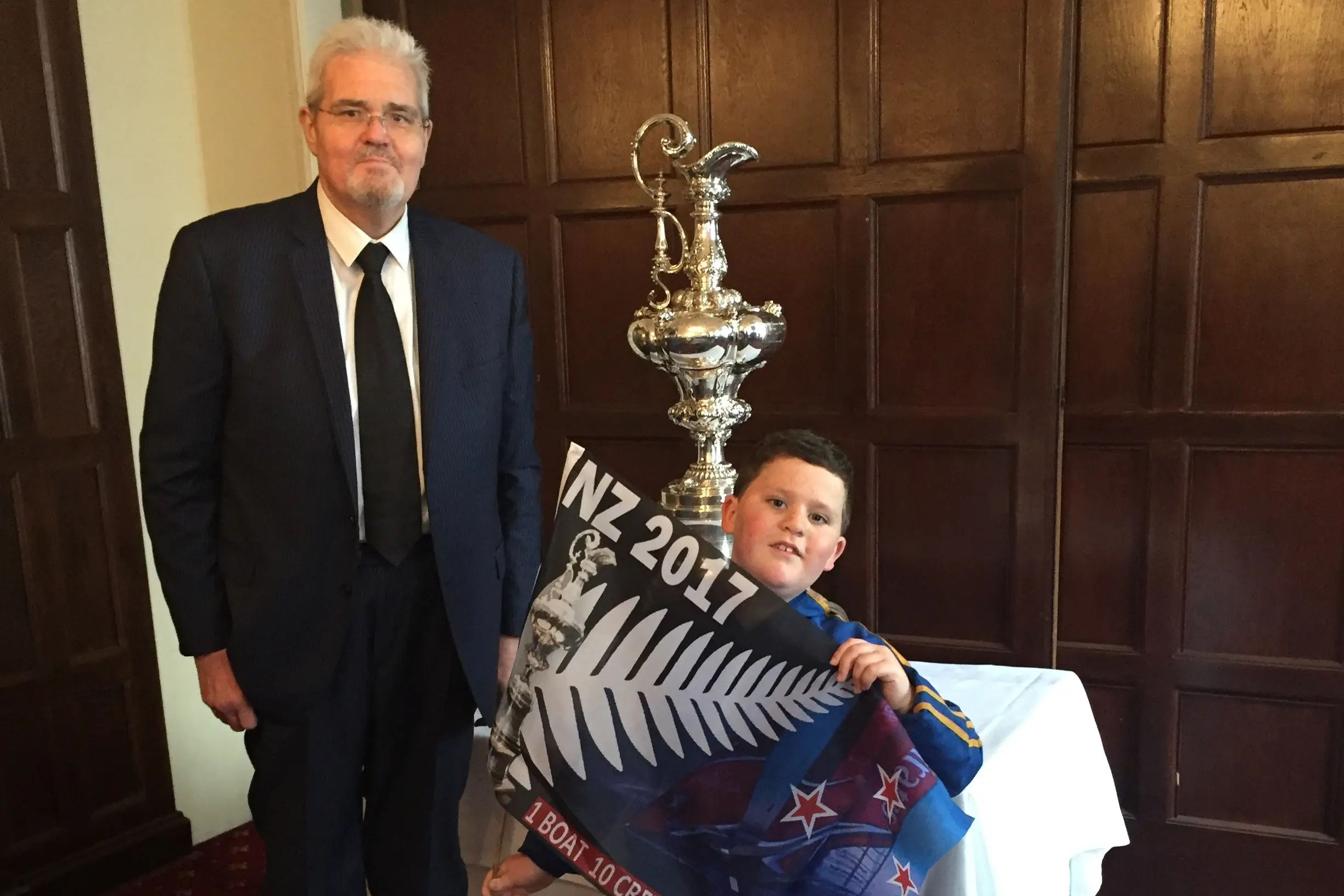 Father and son, Tahu and Tuki Potiki. Photo: Supplied