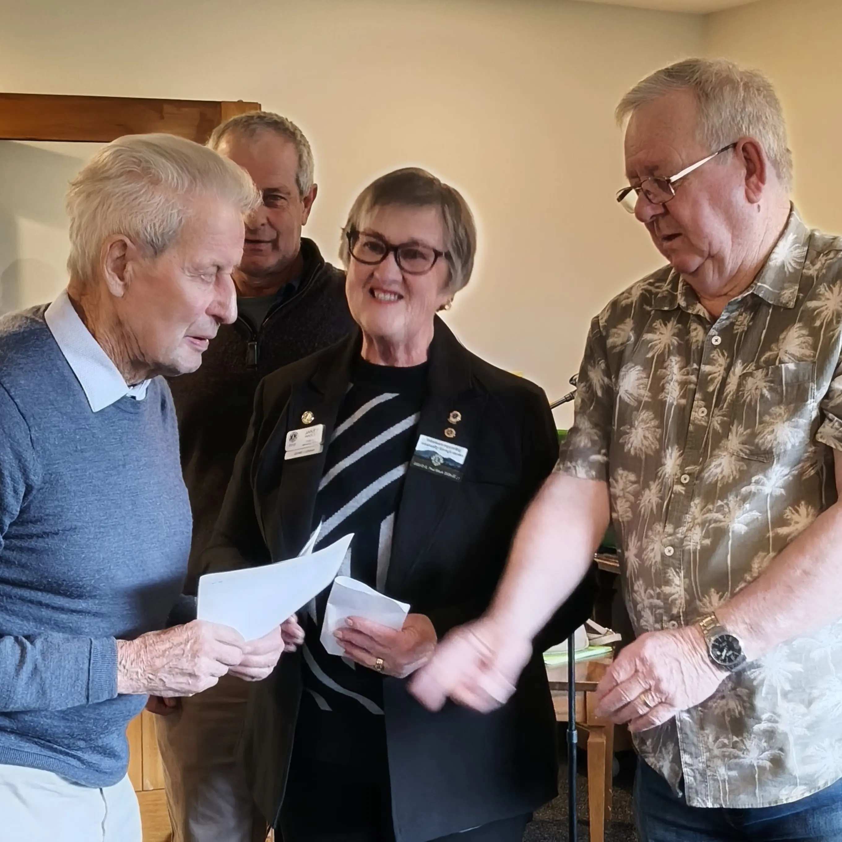 Murray’s 55 years with Lions celebrated with special chevron