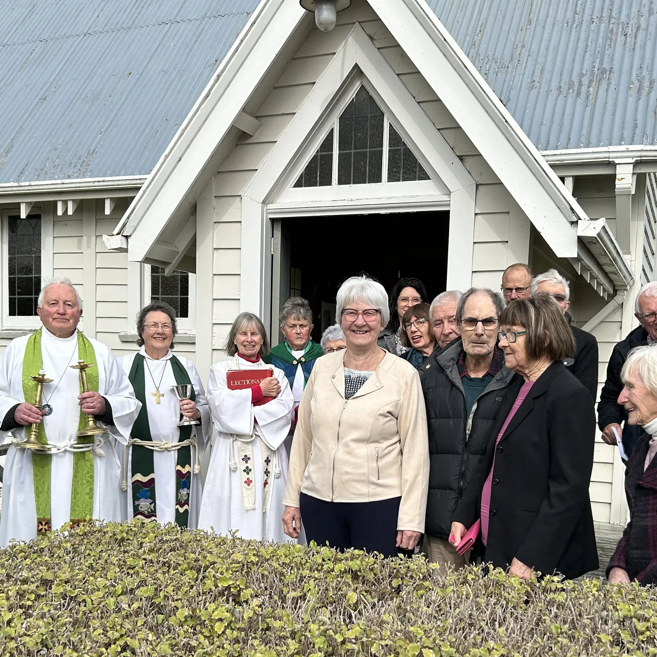Bye George — church marks last service