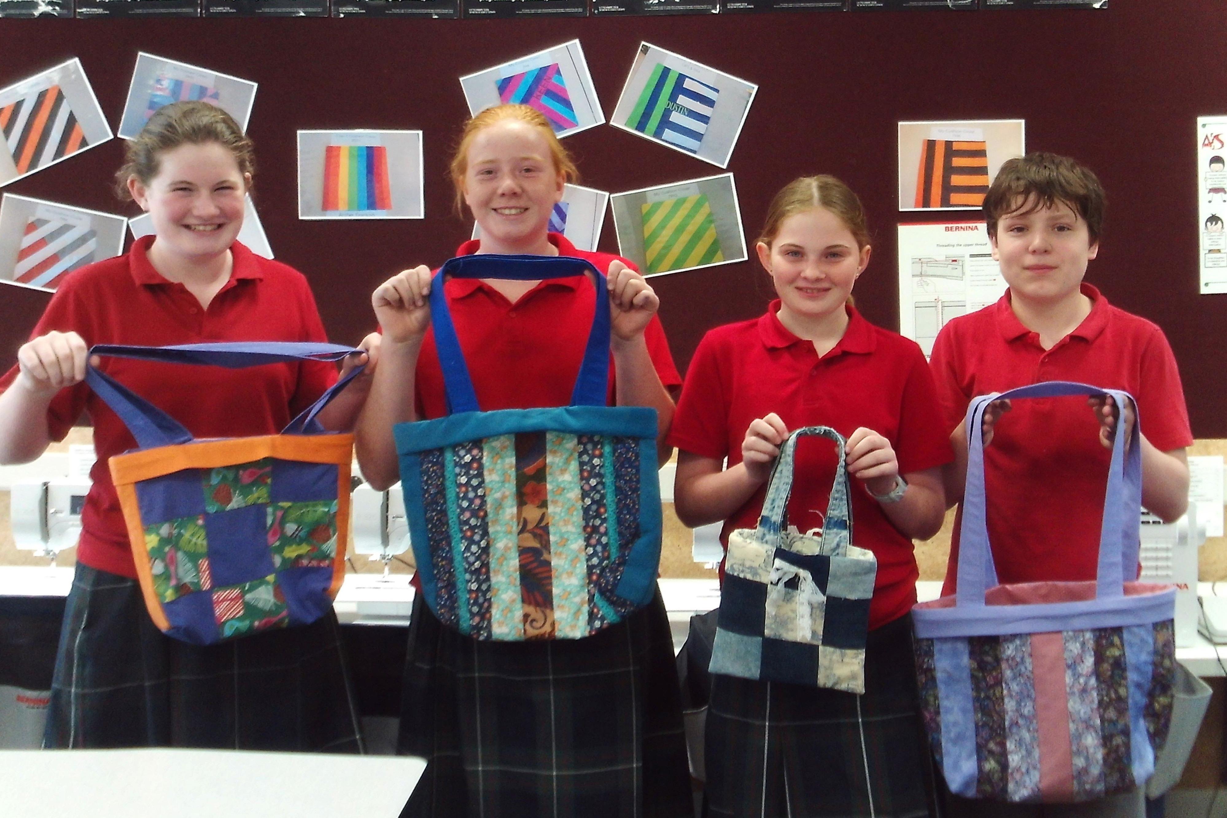 School pupils’ work will be shown at a national quilt symposium
