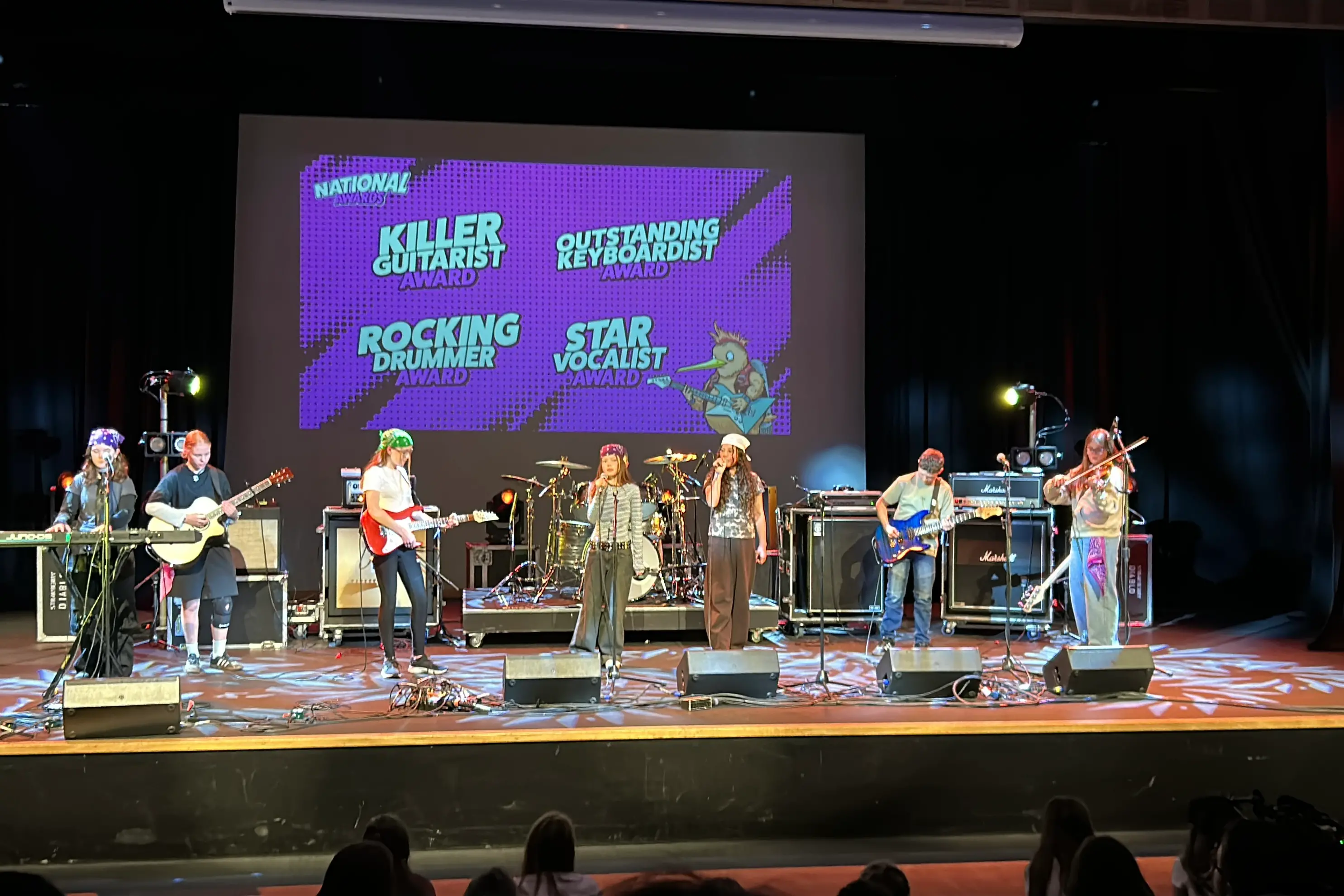 Alexandra Primary\\'s band \\'Octavia\\' performing at last month\\'s Otago Region Bandquest, held at Taieri College\\'s Performing Arts Centre. Photo: Supplied