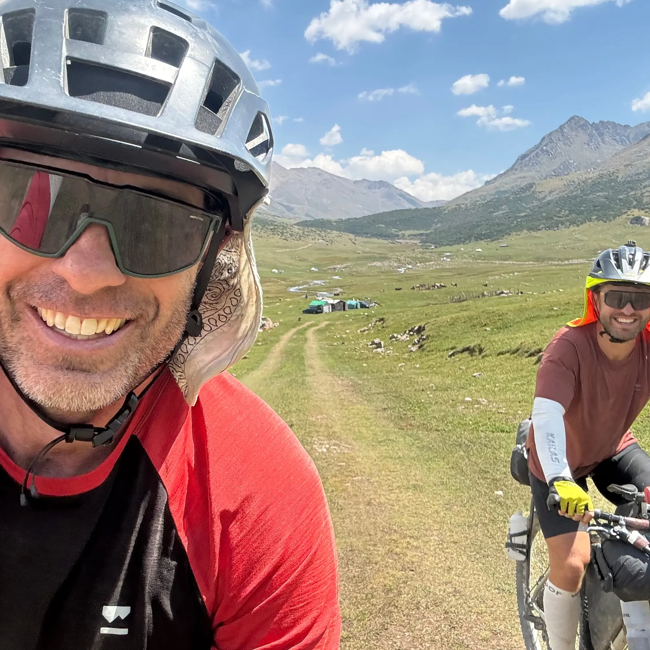 Bike race battle for survival