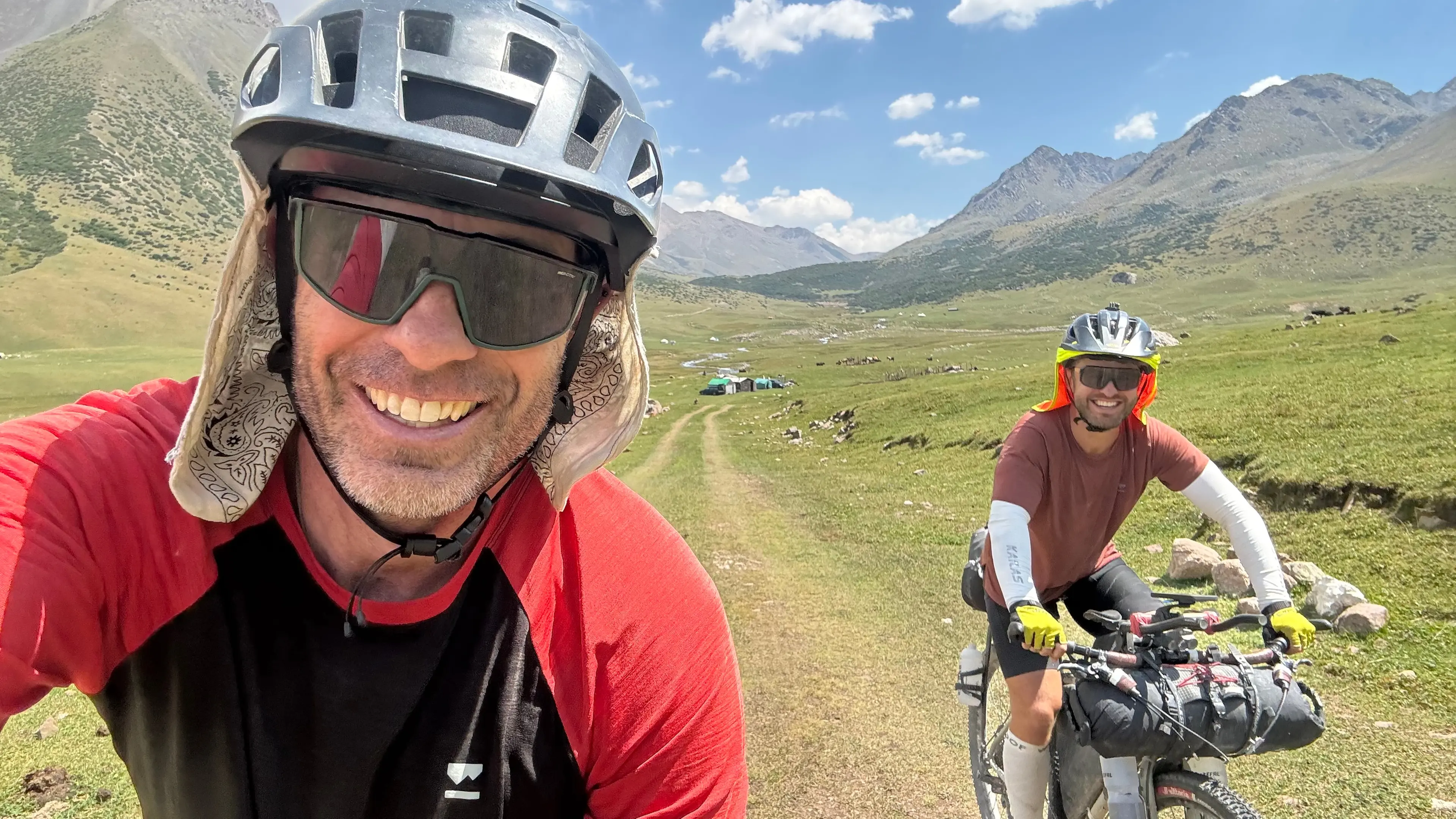 Bike race battle for survival