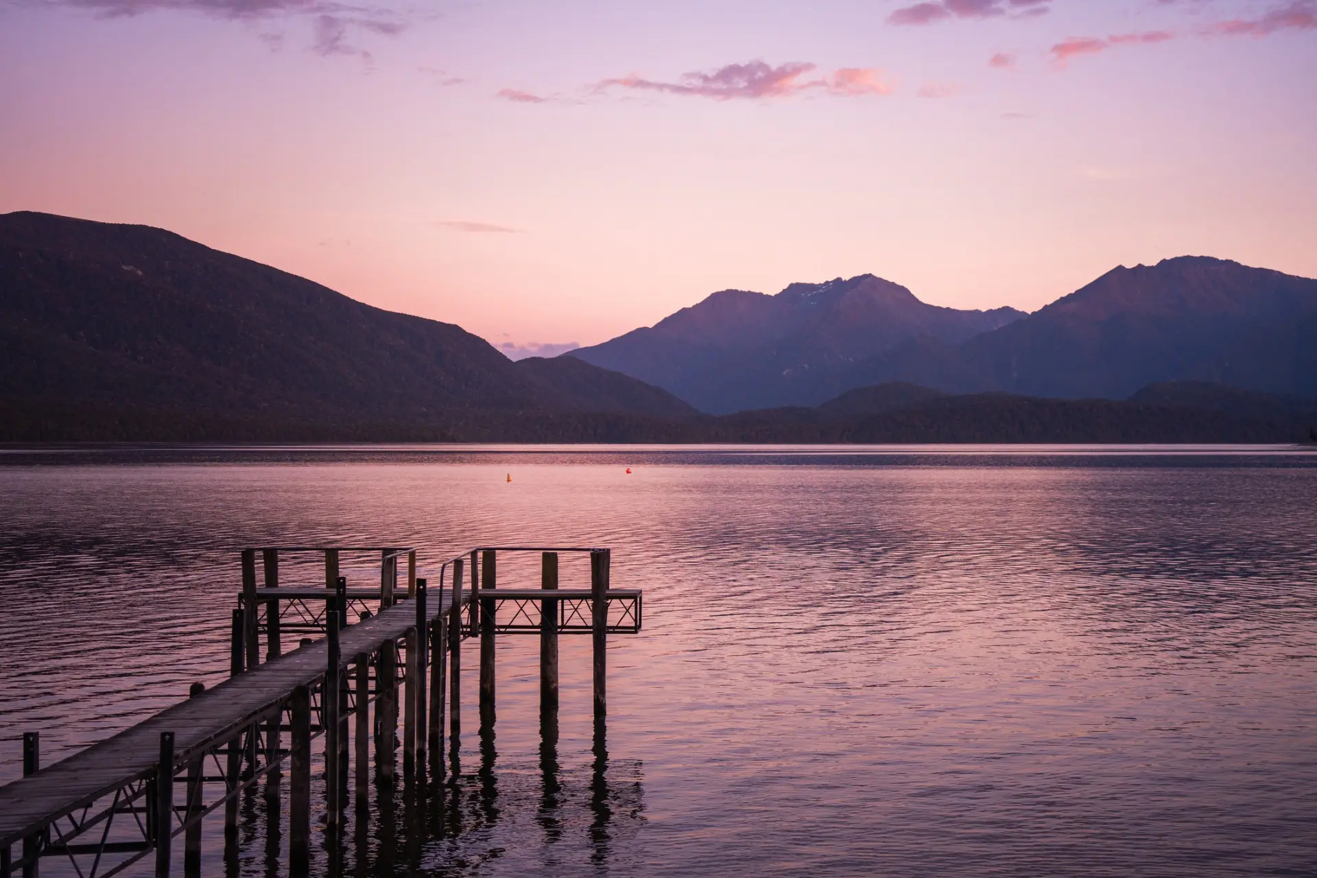 Lake Te Anau, taken from Te Anau township and looking over towards the entrance to the remote South Arm, where the cruise giant Real NZ wants permission to run trips.