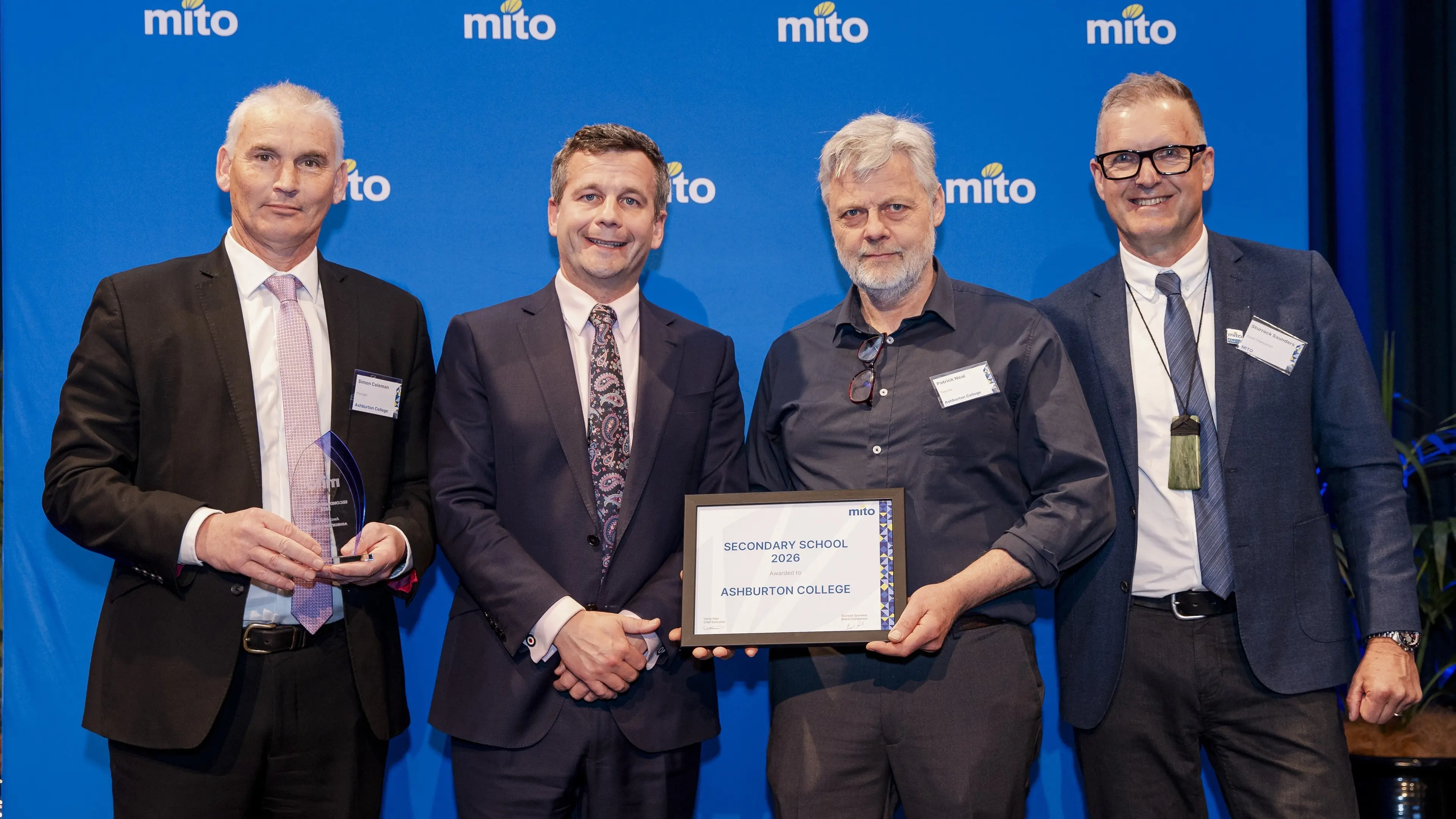 Innovation, forward thinking award for college