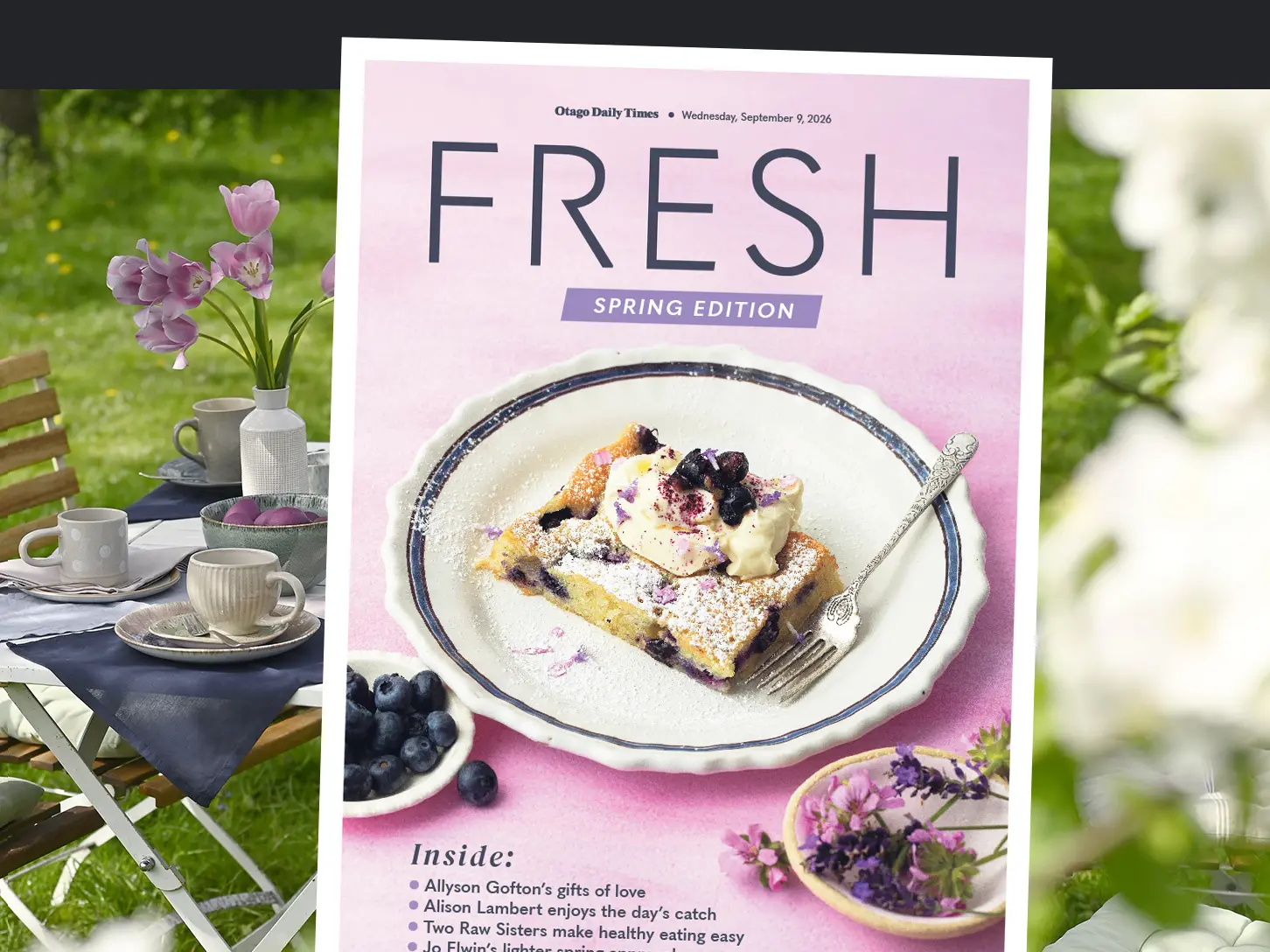 Turning to lighter fare as we go into spring