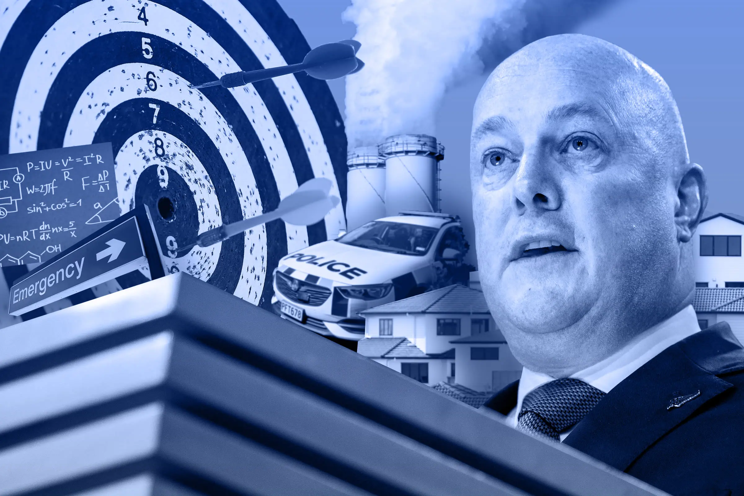Christopher Luxon set a series of public sector targets on which to be held accountable.