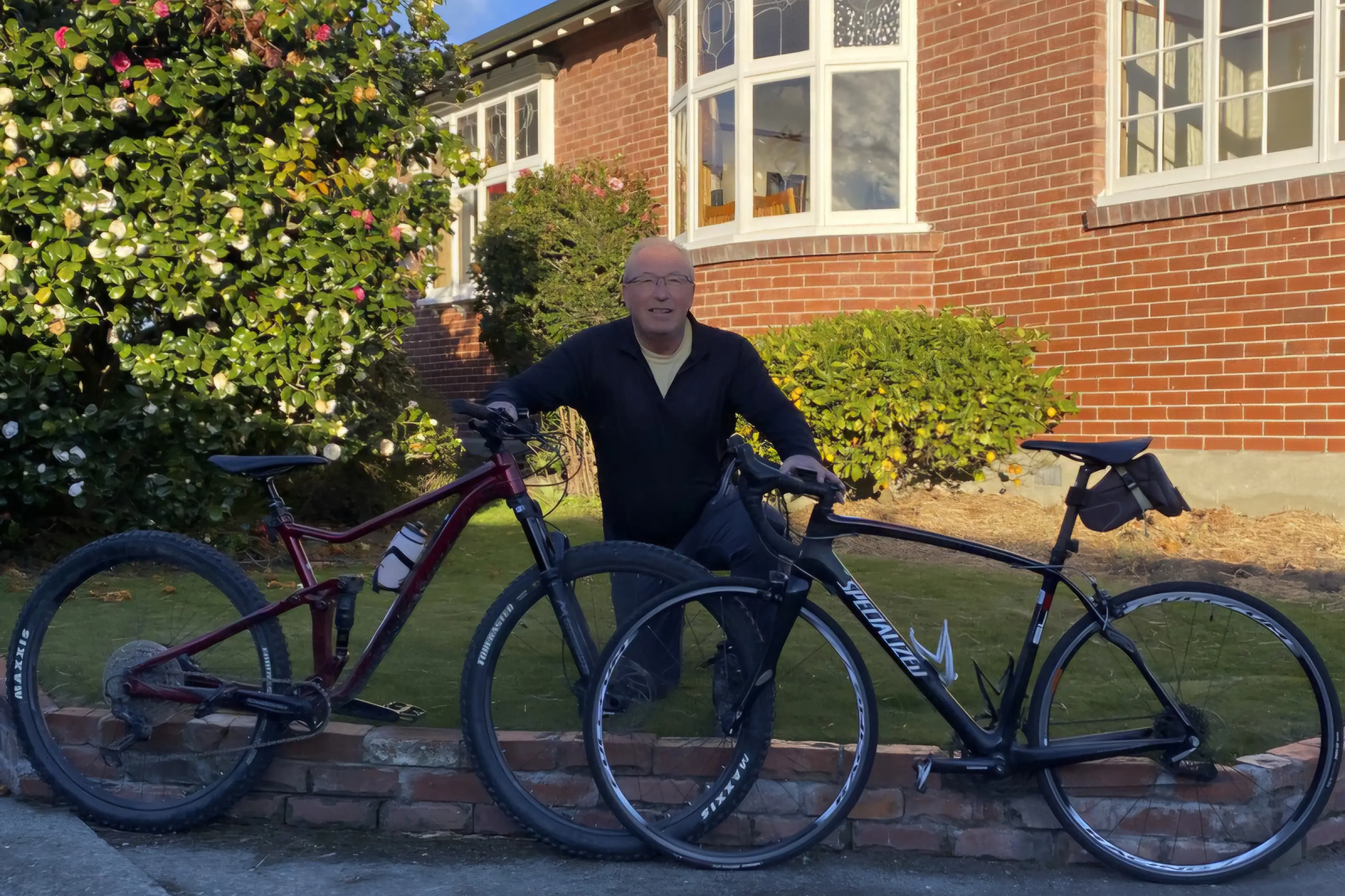 Les Jones is aiming to cycle 739km this month to raise funds and awareness for prostate cancer. Photo: Supplied