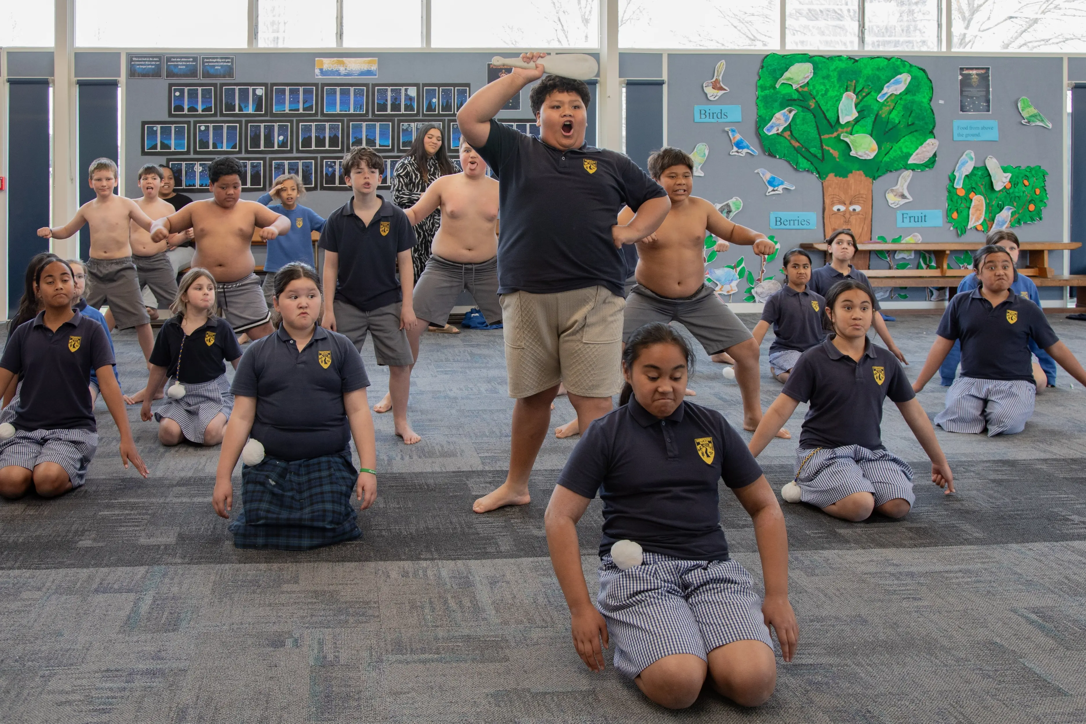 Hampstead School\\'s Kapa Haka Group Nga Mokopuna o Hakatere, have been practicing hard ahead of Saturdays Flava Festival competition Photo: Heather Mackenzie