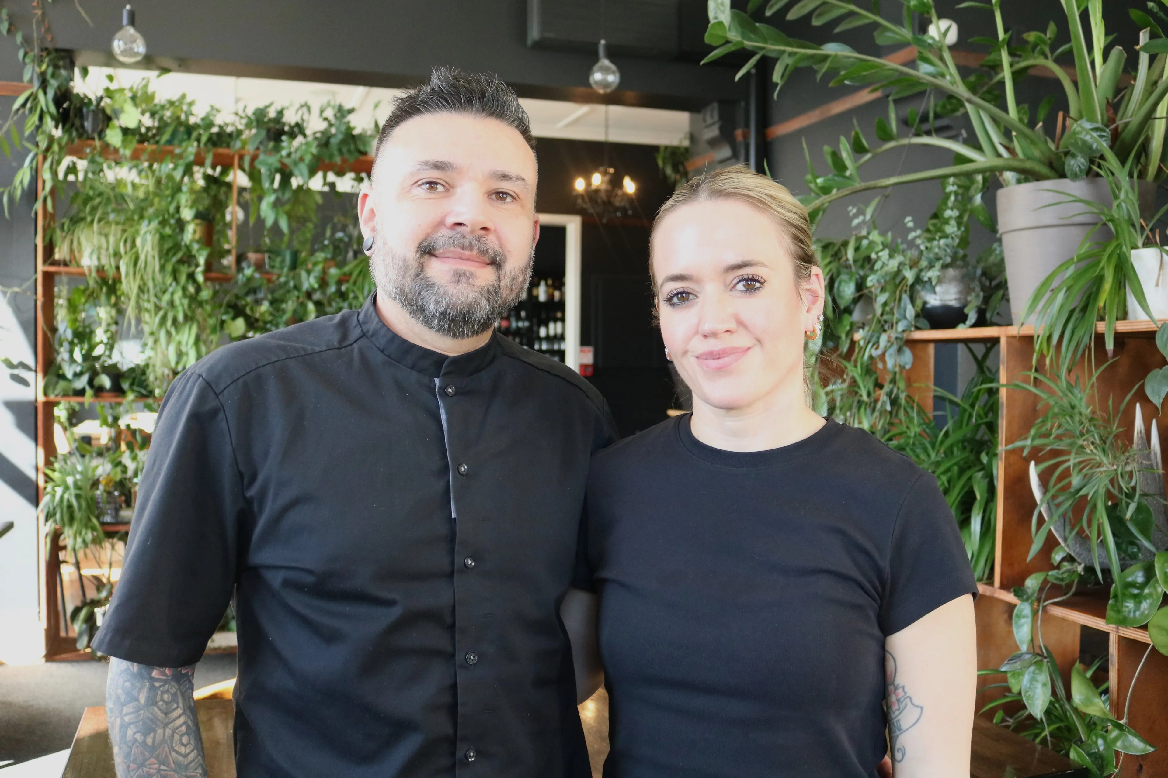 Pablo and Yanina Tacchini at Cucina restaurant in Oamaru. Photo: Jules Chin