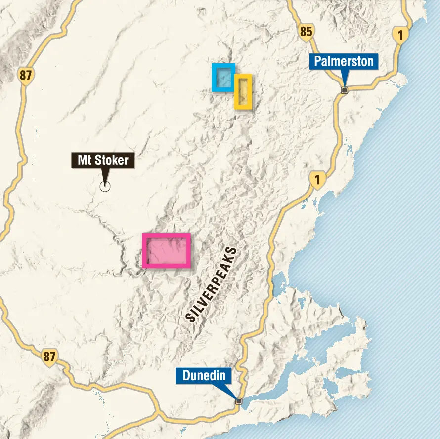 Land with same corridor structure as Macraes and Santana to undergo further drilling