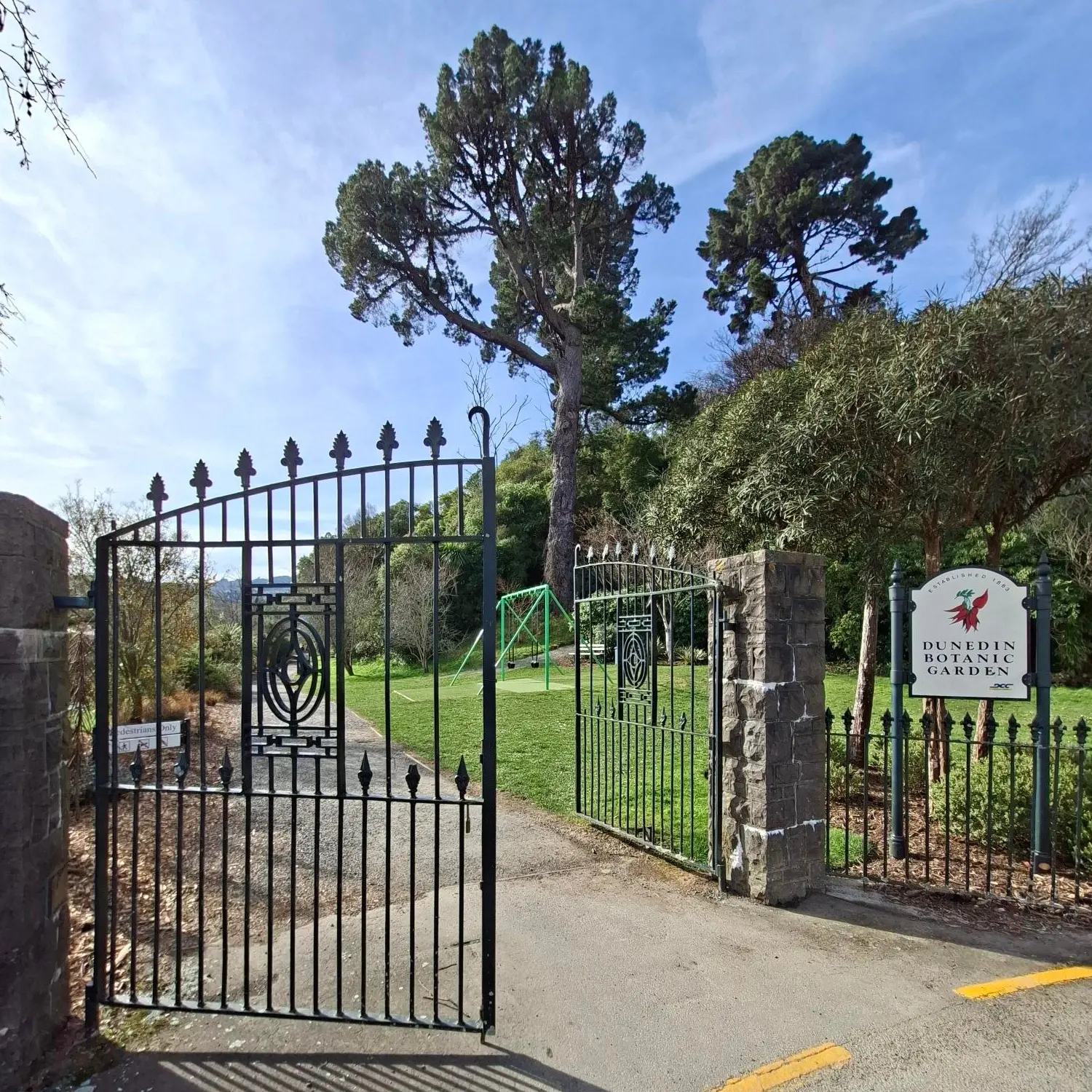 Entrance offers peace, beauty