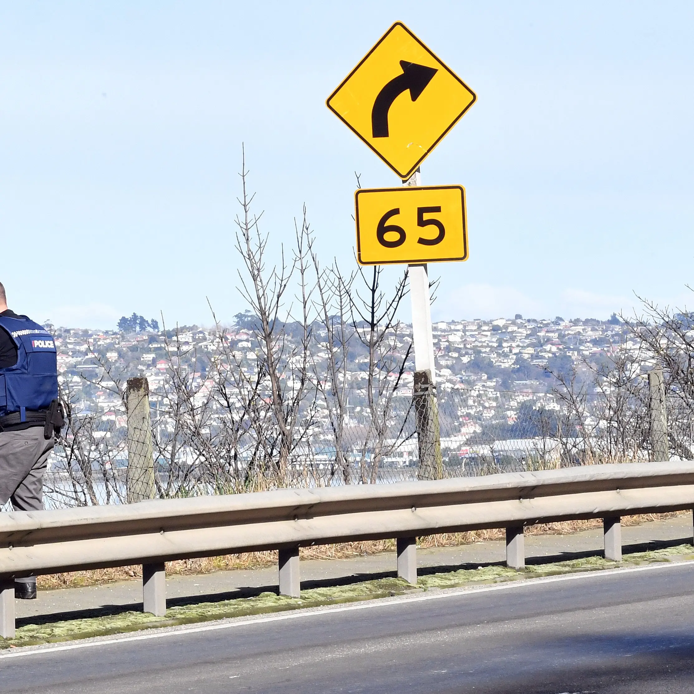 ‘Suspicious’ man sniffed out after fleeing along train tracks: police