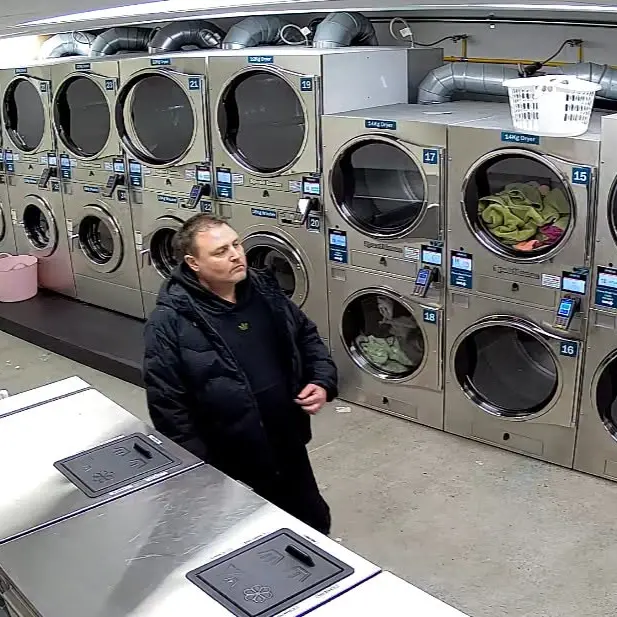 Man sought in relation to laundromat incident