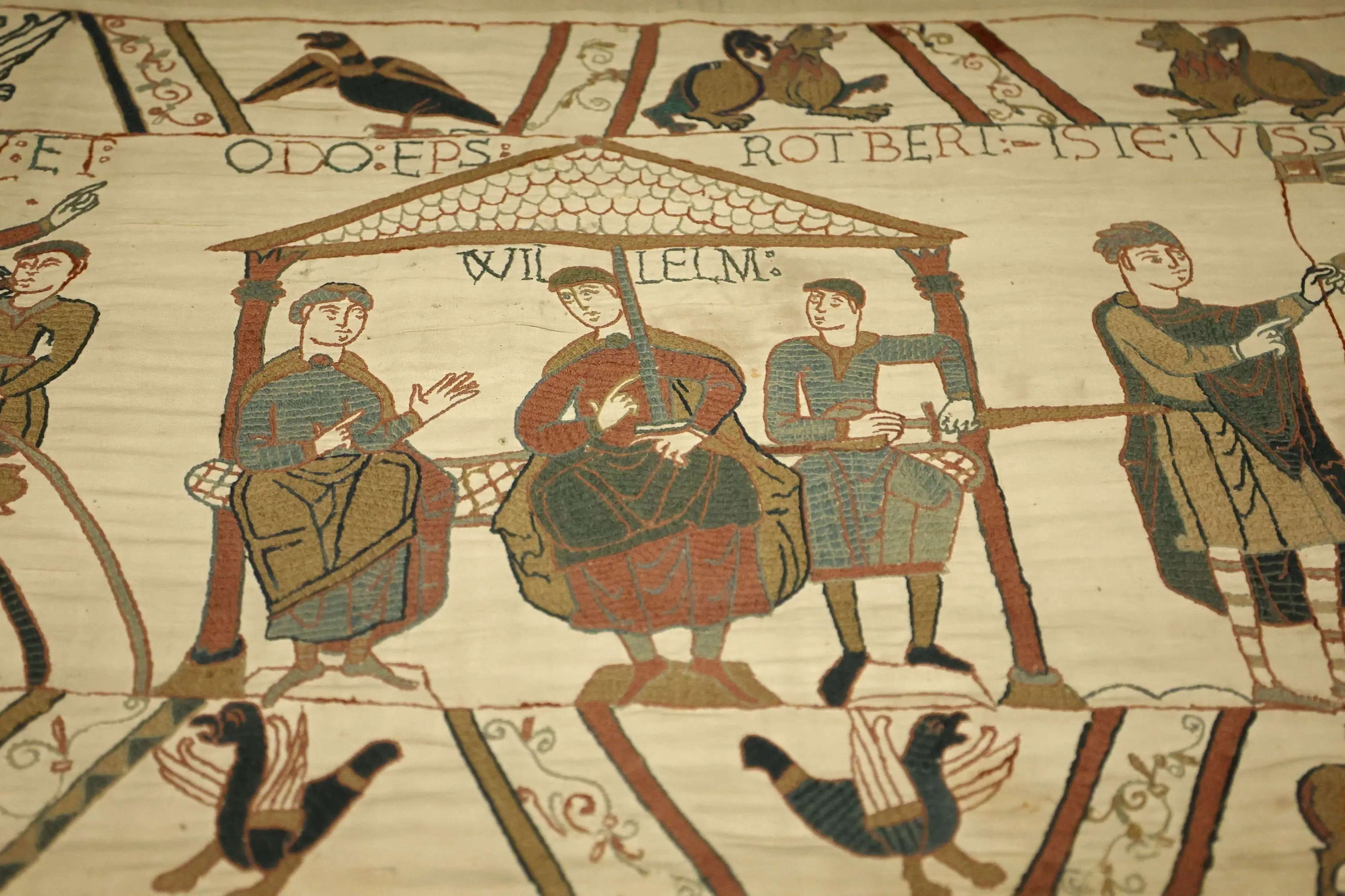 Detail from the Bayeux Tapestry. Photo: REUTERS