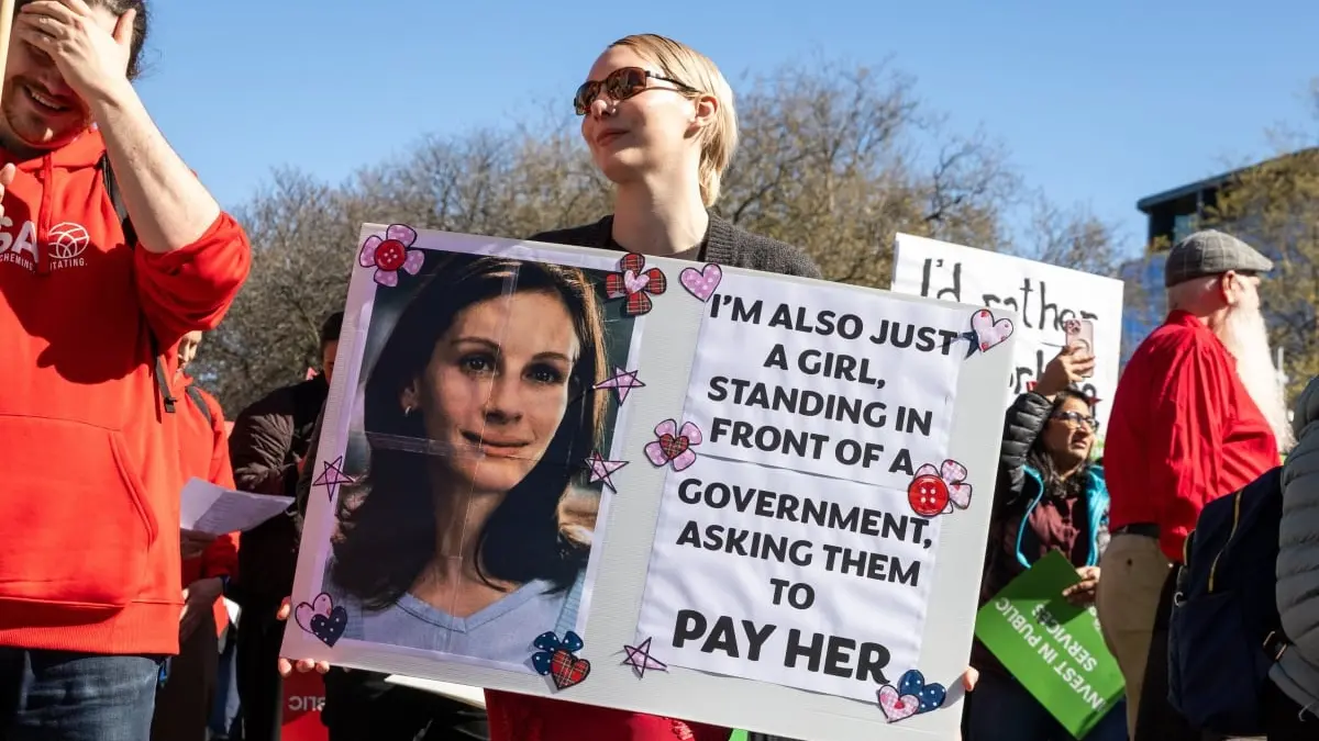 ‘We just need a raise’: Thousands of public servants join picket lines