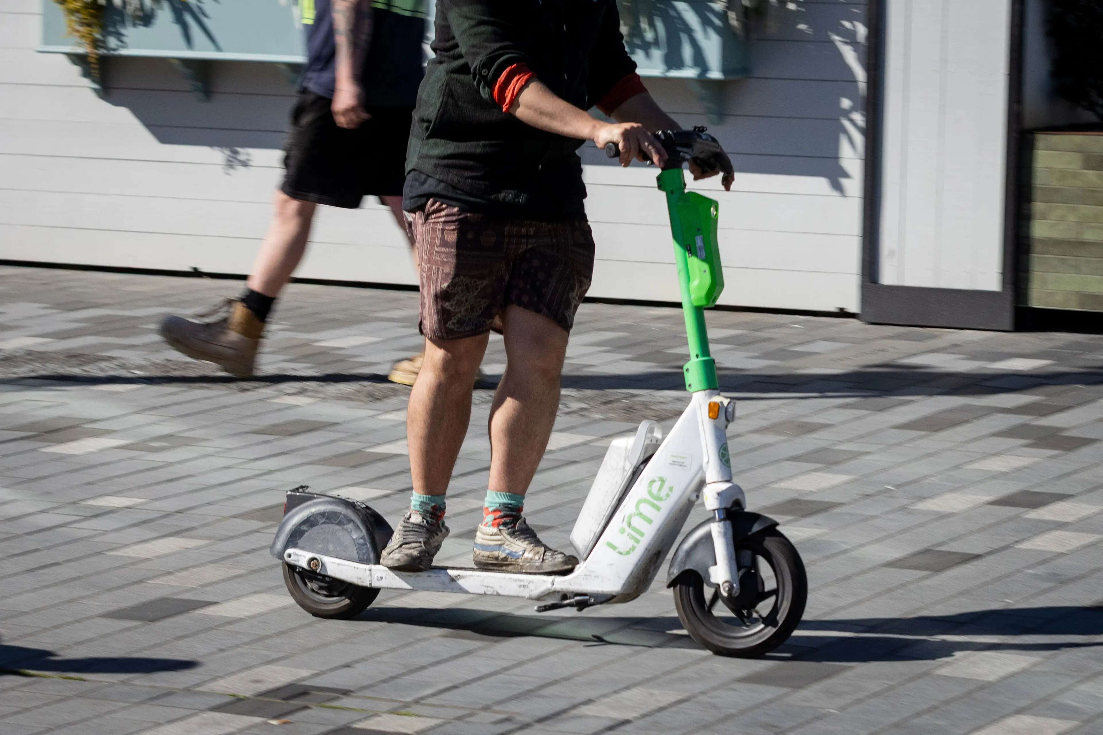 A Lime scooter in Christchurch. Photo: RNZ / Nate McKinnon / File image