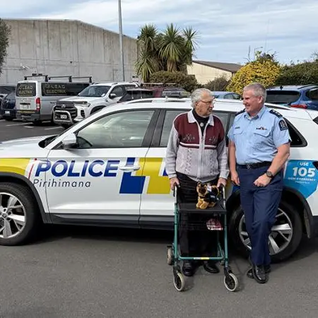 Police turn out in force for 100-year-old’s birthday party