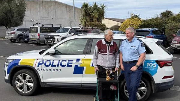 Police turn out in force for 100-year-old’s birthday party