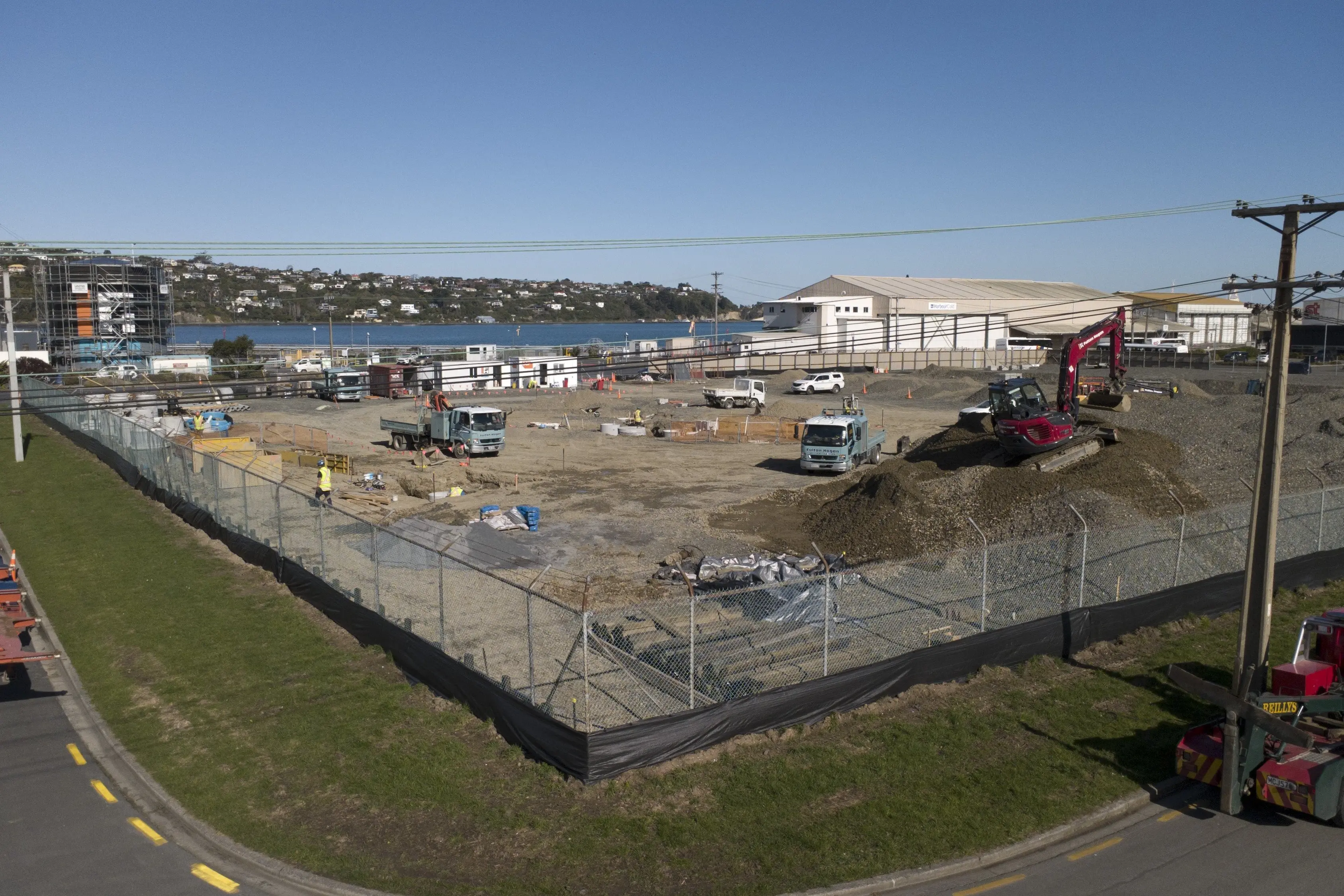 Fulton Hogan is building a new asphalt plant in Fryatt St.Photo: Gregor Richardson