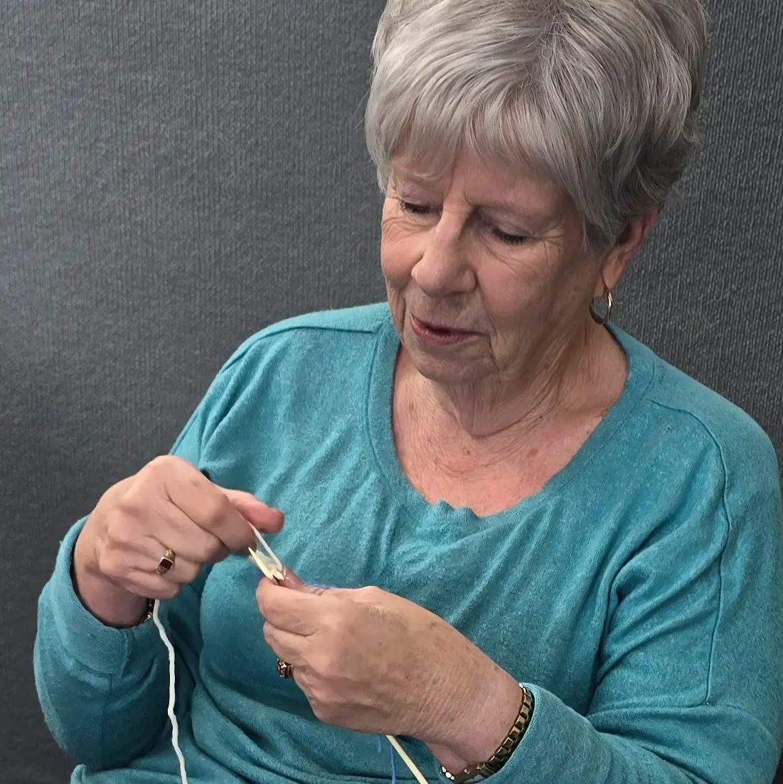 Knitters recognised for community work