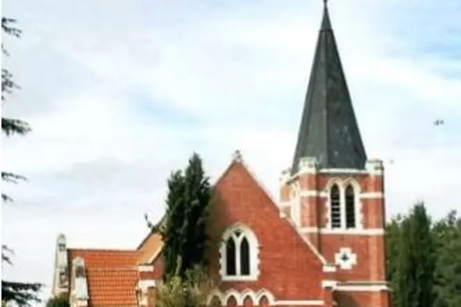Iconic building . . . The  historic Glenmark Church, which was damaged in  the 2010 Canterbury  earthquake.