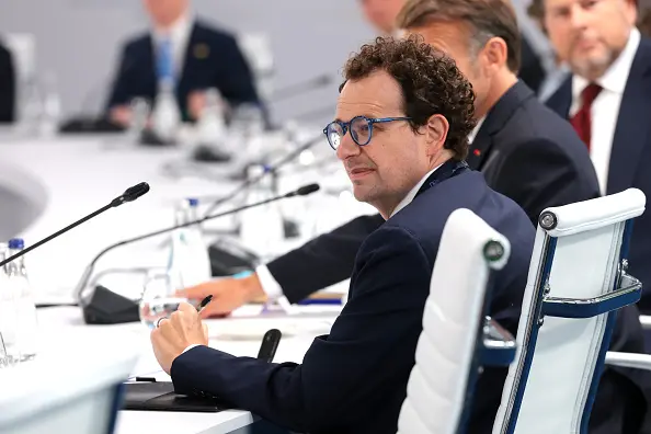 Anthropic CEO Dario Amodei at the G7 summit in France earlier this year. Photo: Getty Images