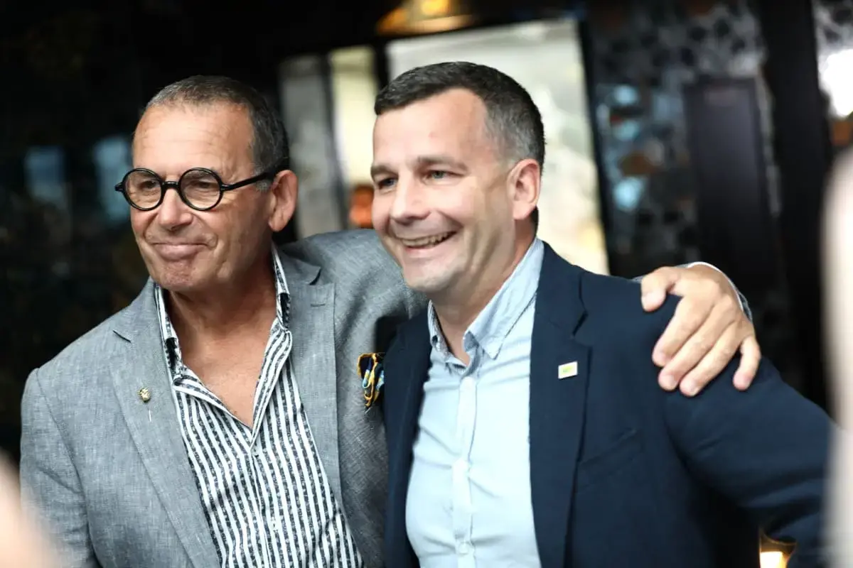 ACT candidate Paul Henry (left) with leader David Seymour. Photo: RNZ
