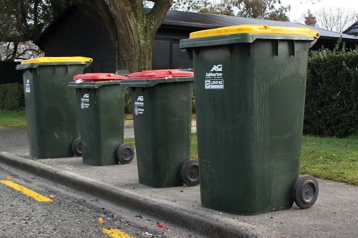 Green waste bins are set to be rolled out in Ashburton District from November. Photo: Supplied