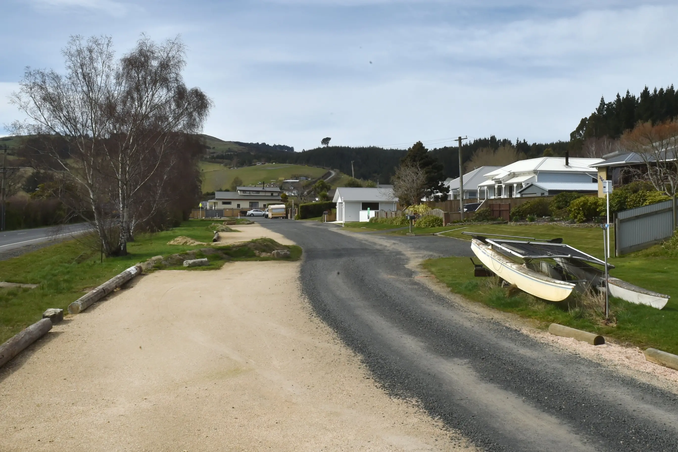 New parking for the Dunedin Tunnels Trail in Wingatui on Monday. Photo: Gregor Richardson