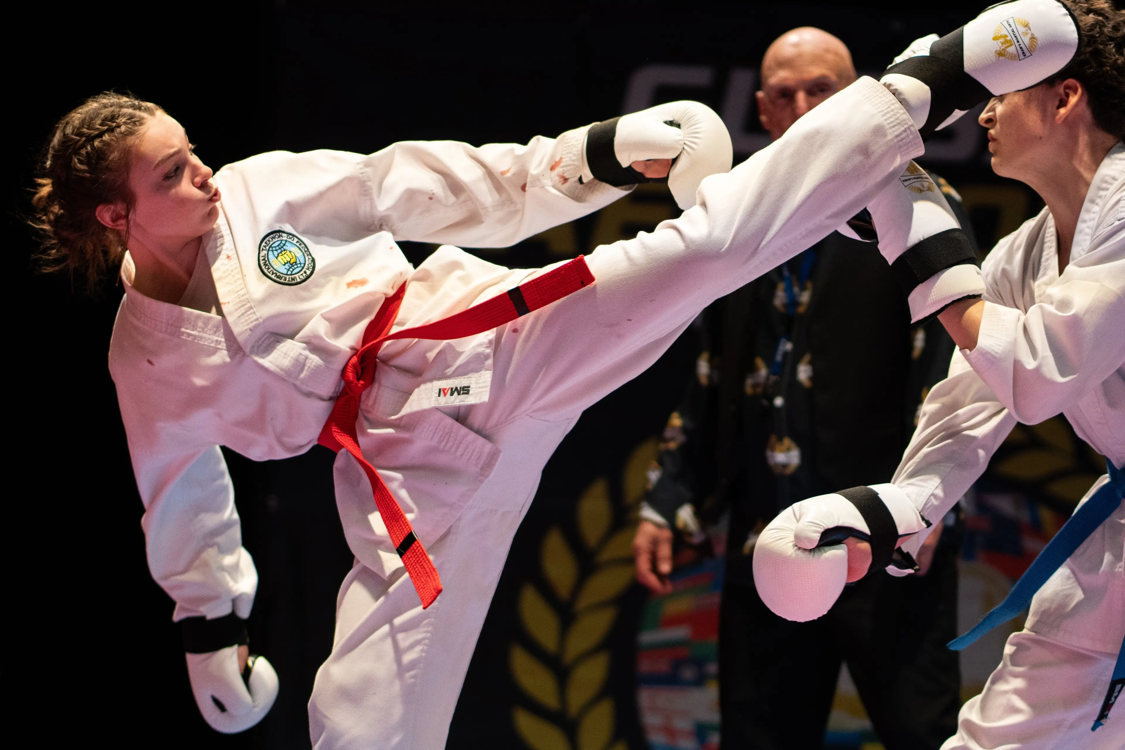 Cromwell competitor Enora Henry, 14, was in top form winning the teenage sparring division at the Global Taekwon-Do Championships, in Cromwell.
