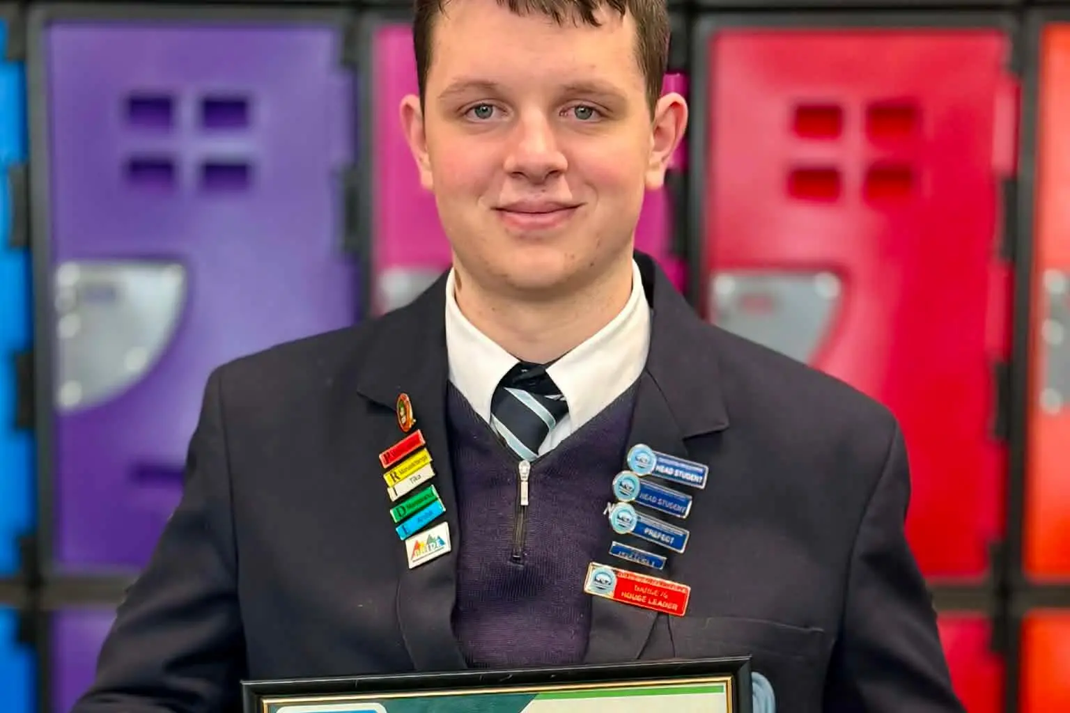 Maniototo College year 13 student and head boy Jake Smith, 18, has been recognised with a national Student Excellence Award, after being selected as one of five recipients from 30 nominees nationwide. Photo: Supplied