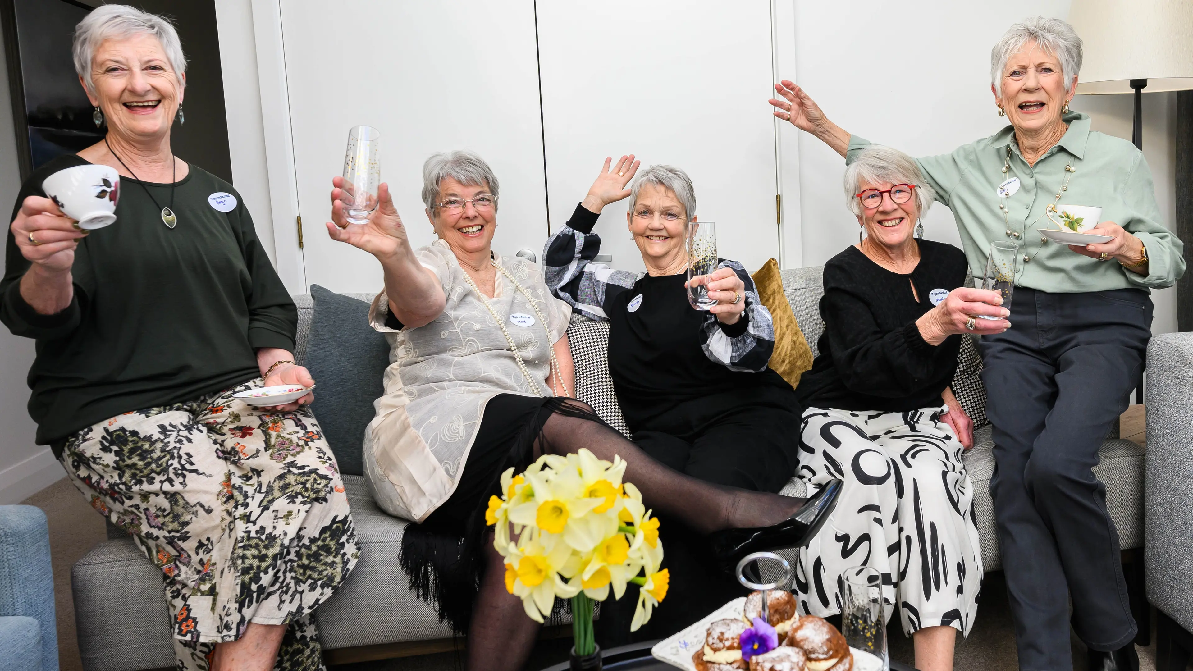 High times at high tea for Senior Queen entrants