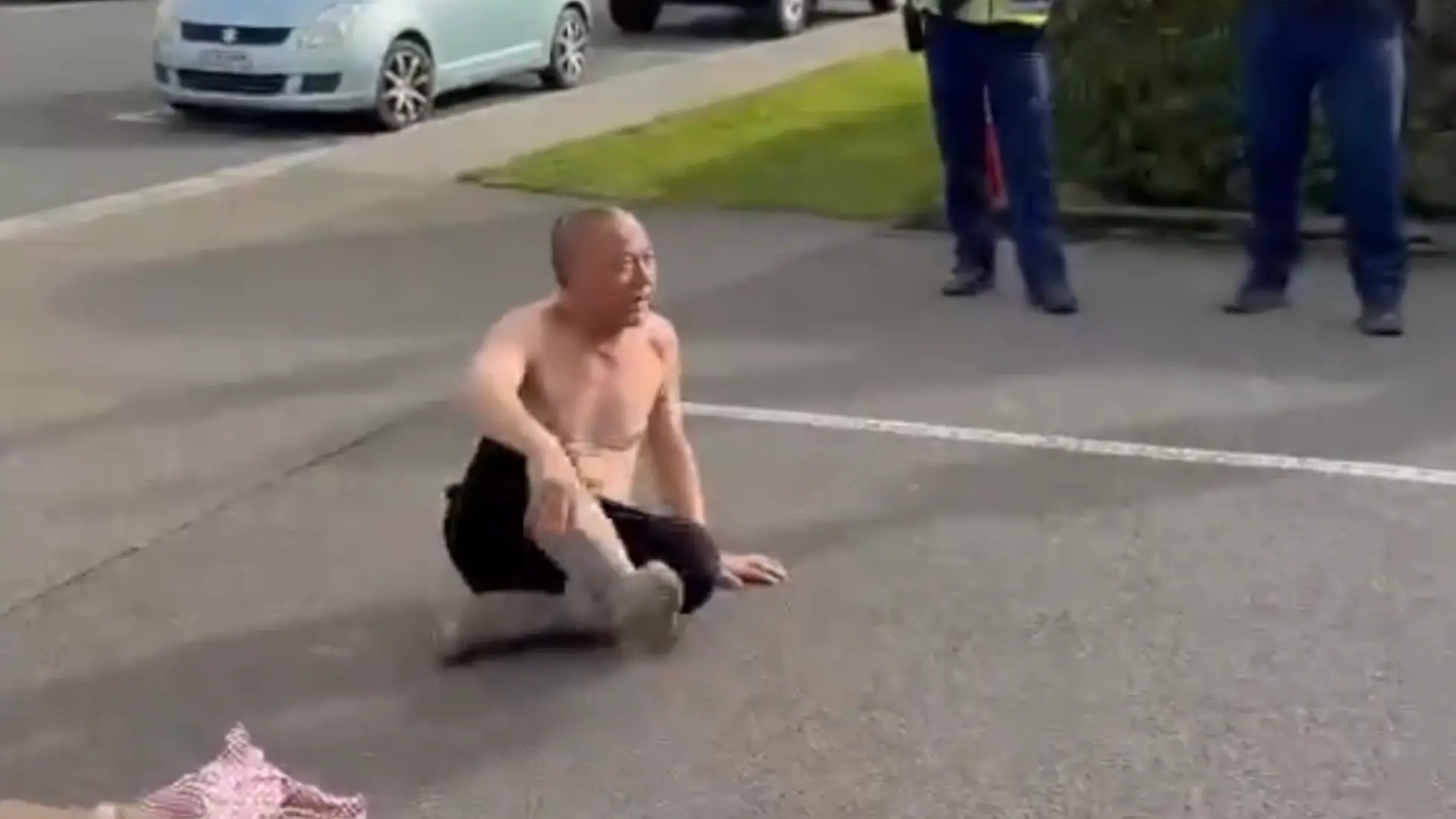 ‘People think that I am just a pussycat’: Slink skin operator goes topless at second council protest