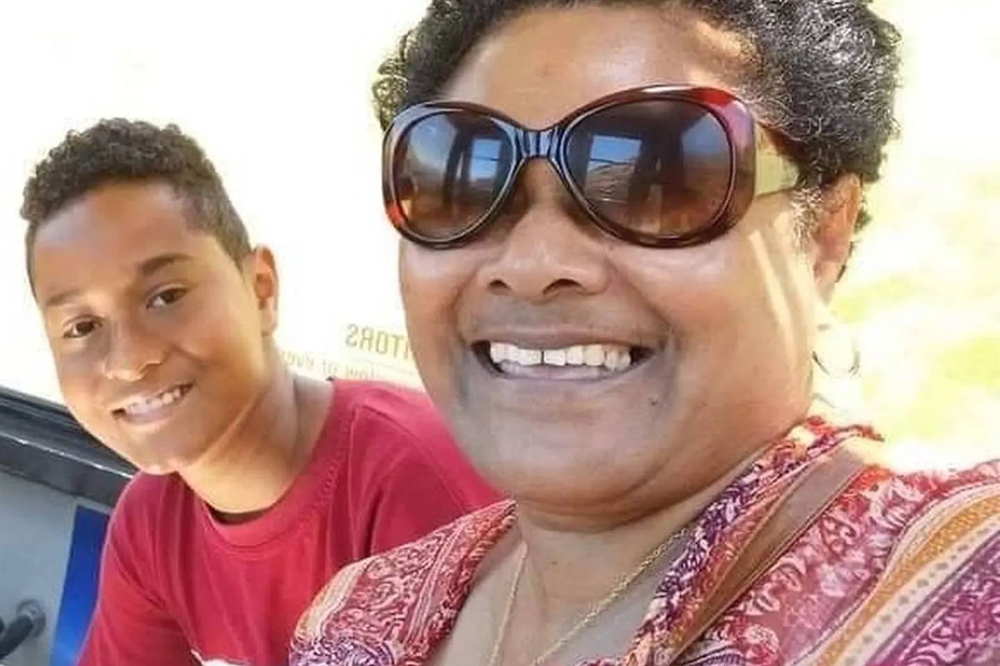 Laisa Waka Tunidau with her 12-year-old son Eparama. Photo: Supplied