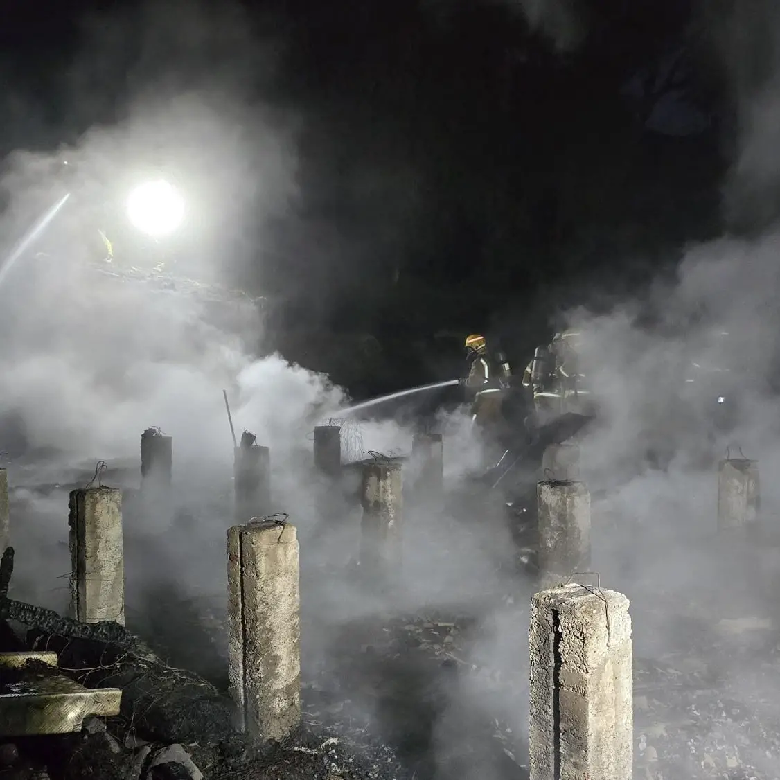 Firefighters take six hours to tame woolshed blaze