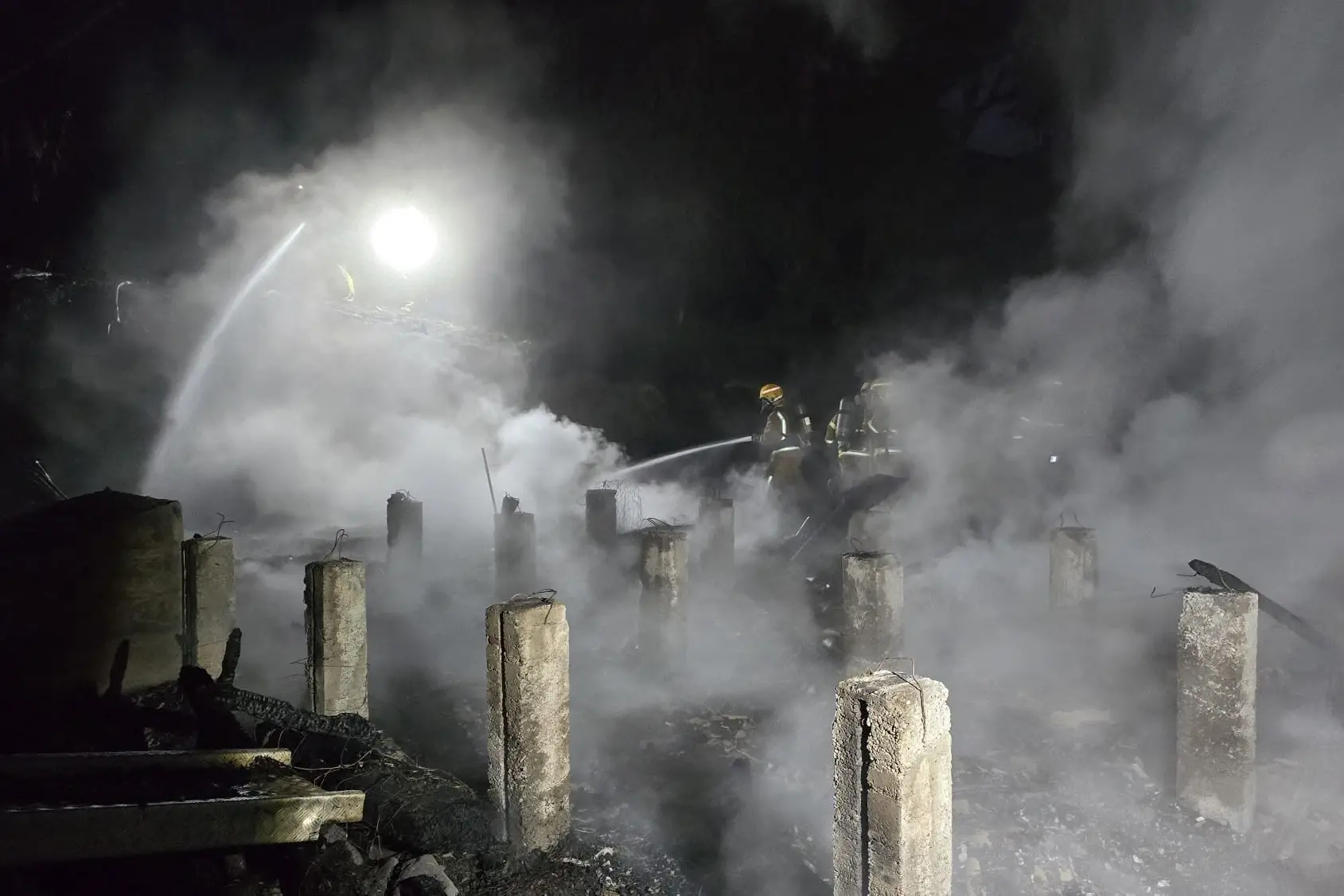 The burn-off accidentally spread to the landowner\\u2019s old woolshed.\\u00A0Photo: Supplied