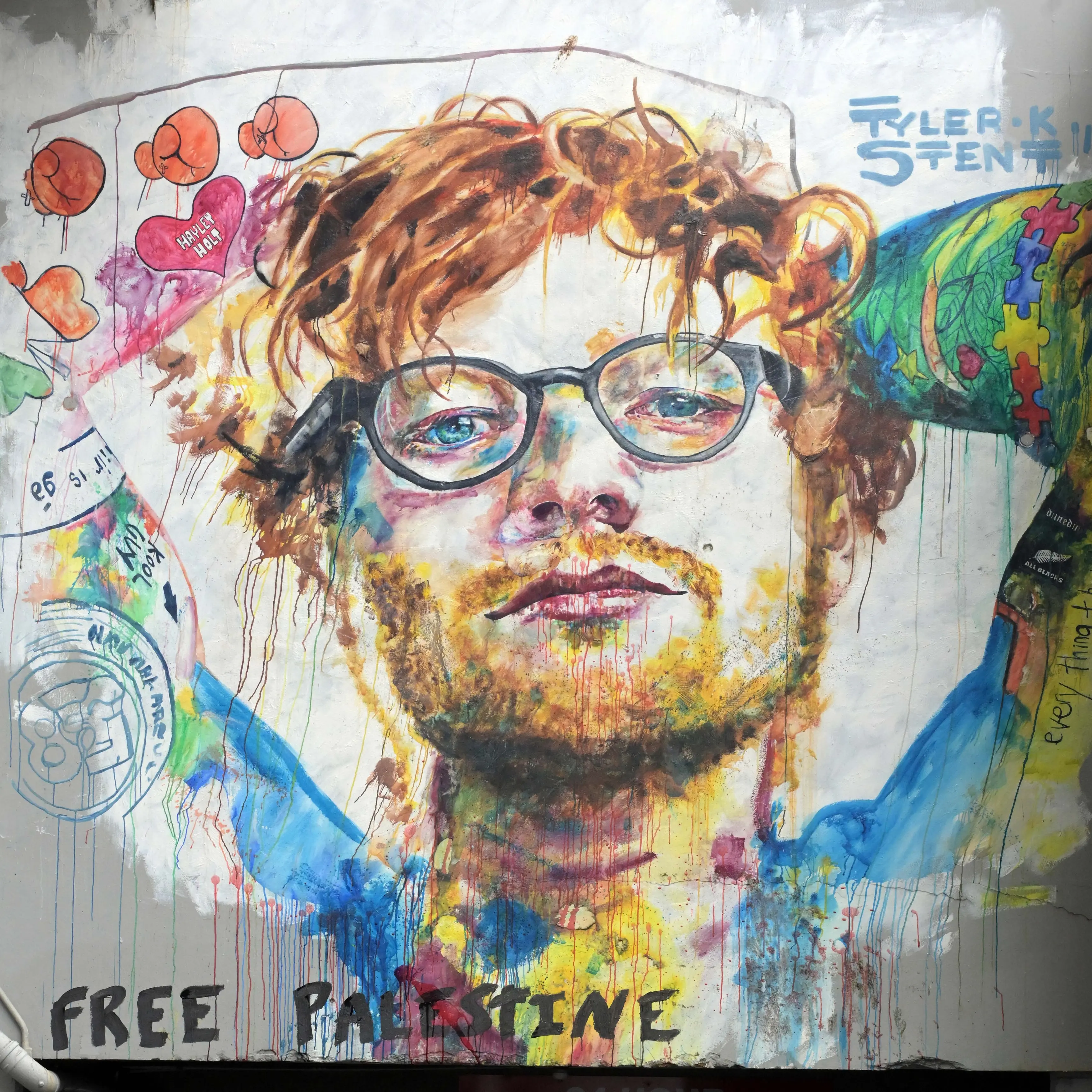 Dunedin’s Sheeran mural defaced amid backlash