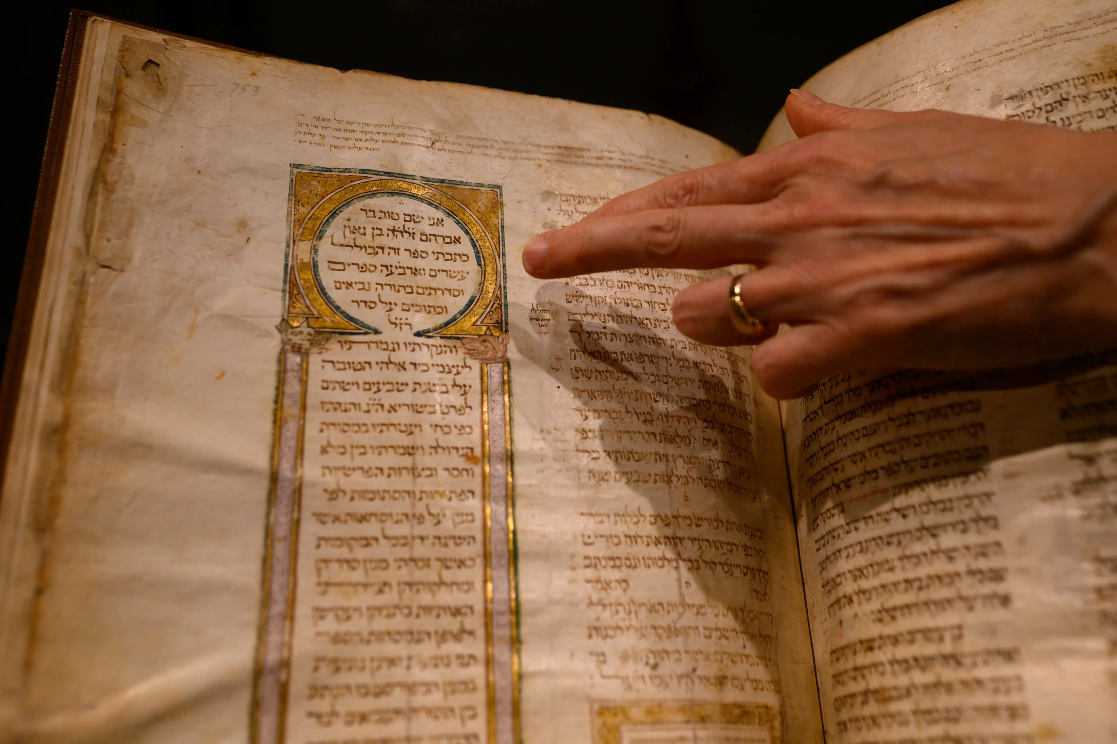 The Shem Tov Hebrew Bible,a medieval manuscript with a message for the modern age. Photo: Getty Images.