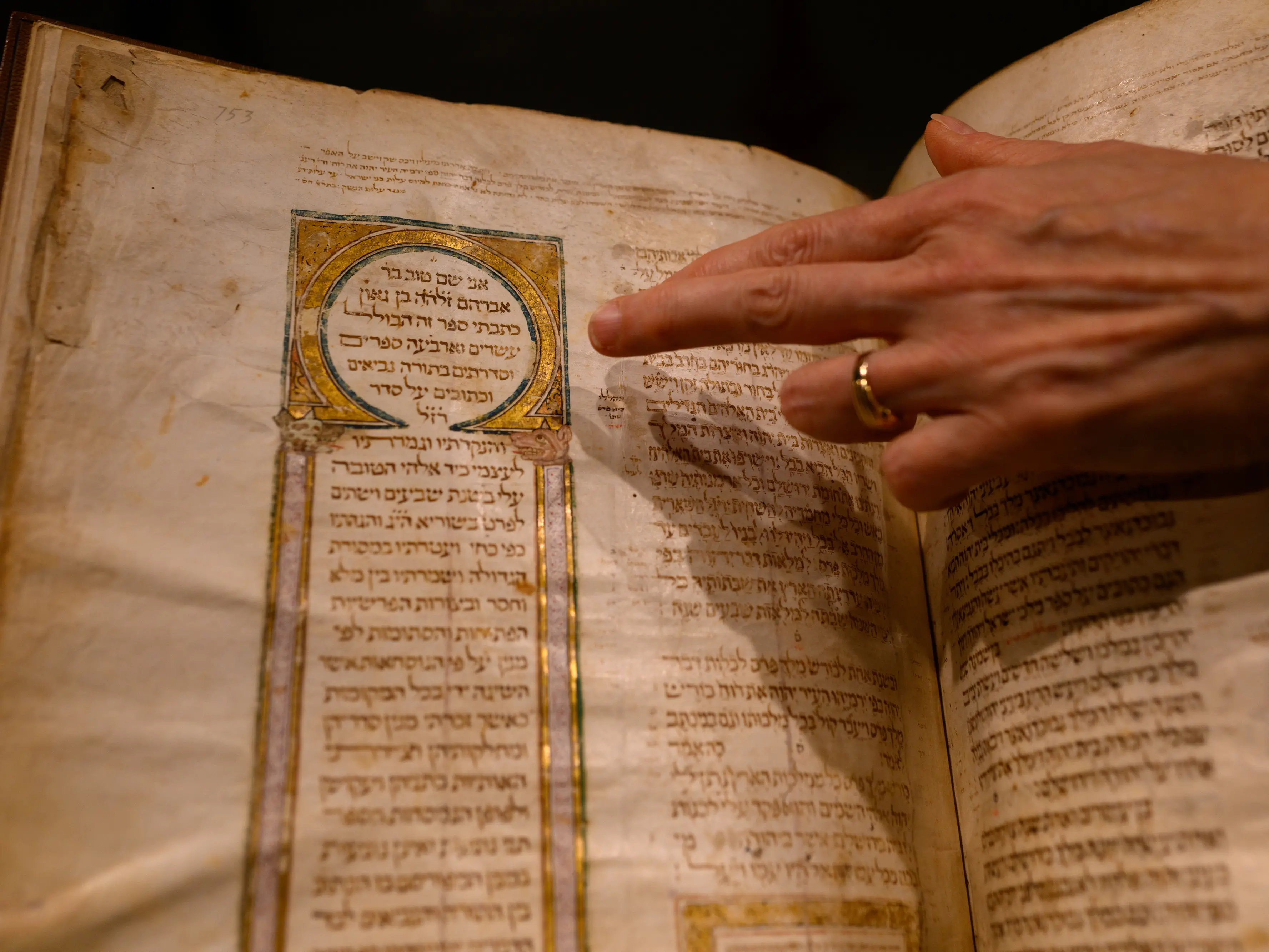 The Shem Tov Hebrew Bible,a medieval manuscript with a message for the modern age. Photo: Getty Images.