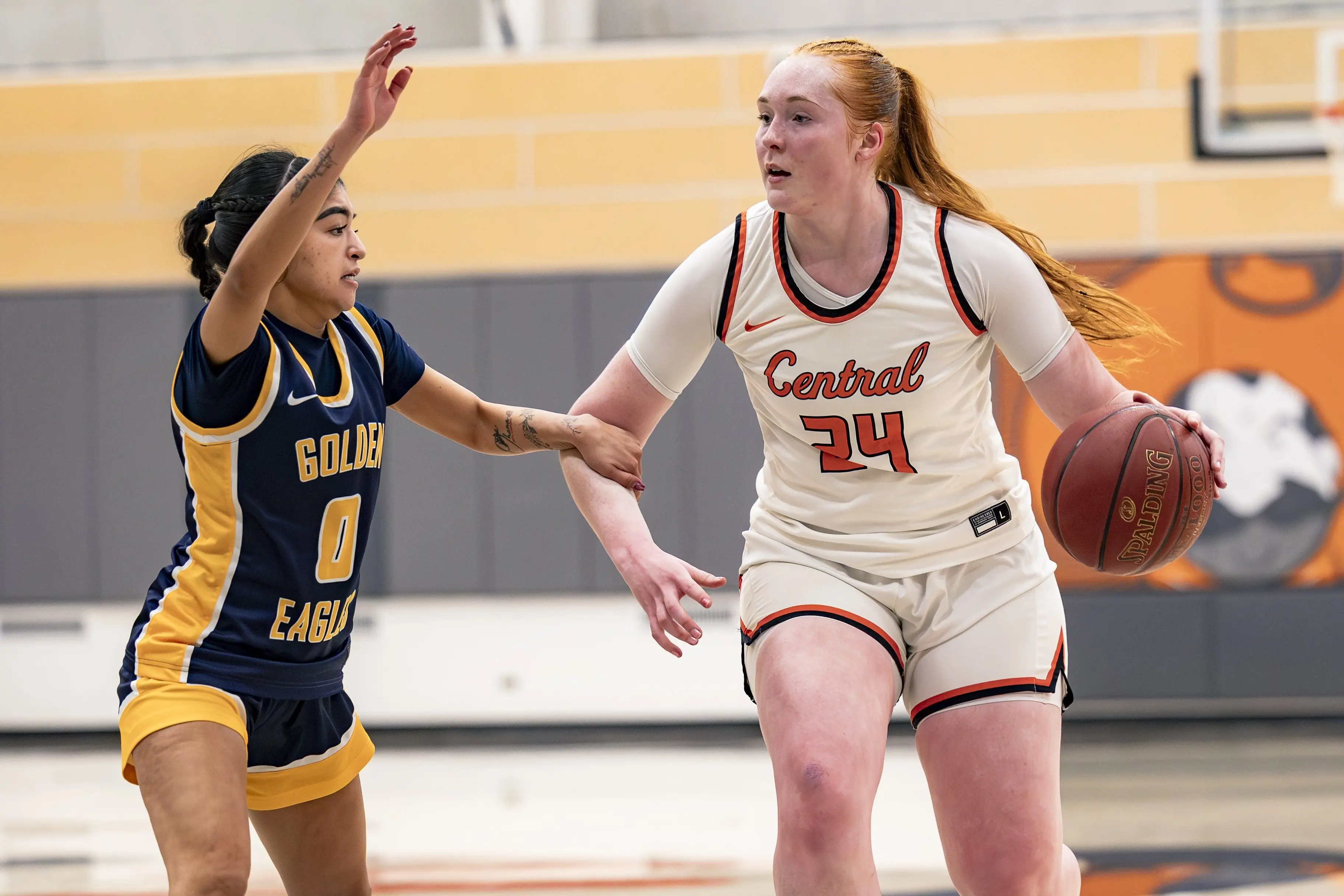 Dunedin basketballer Laura Ring in action for Central Wyoming in the US. Photo: Supplied