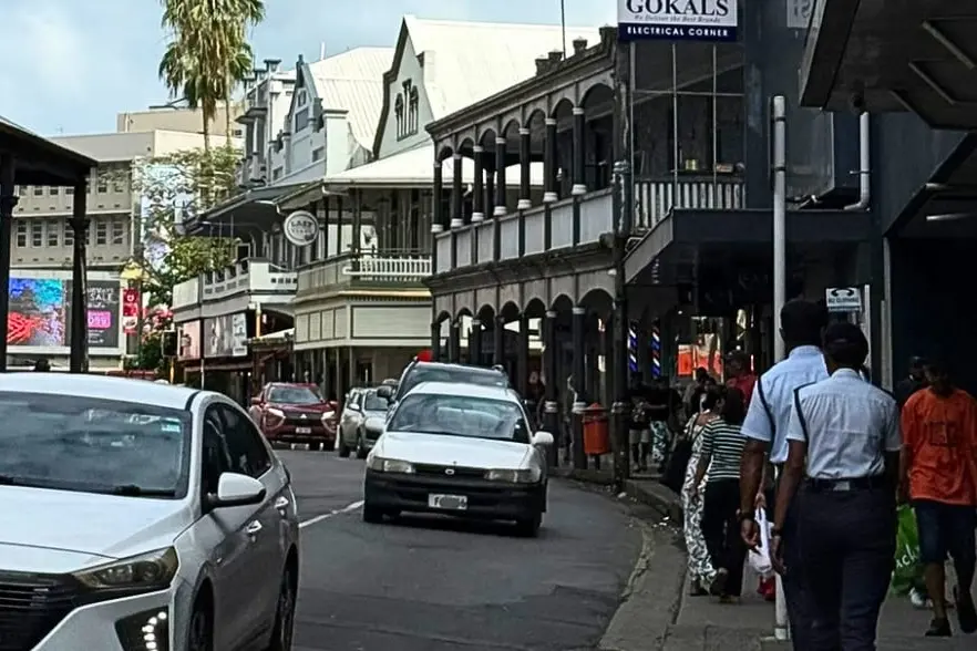 Downtown Suva. August 2026